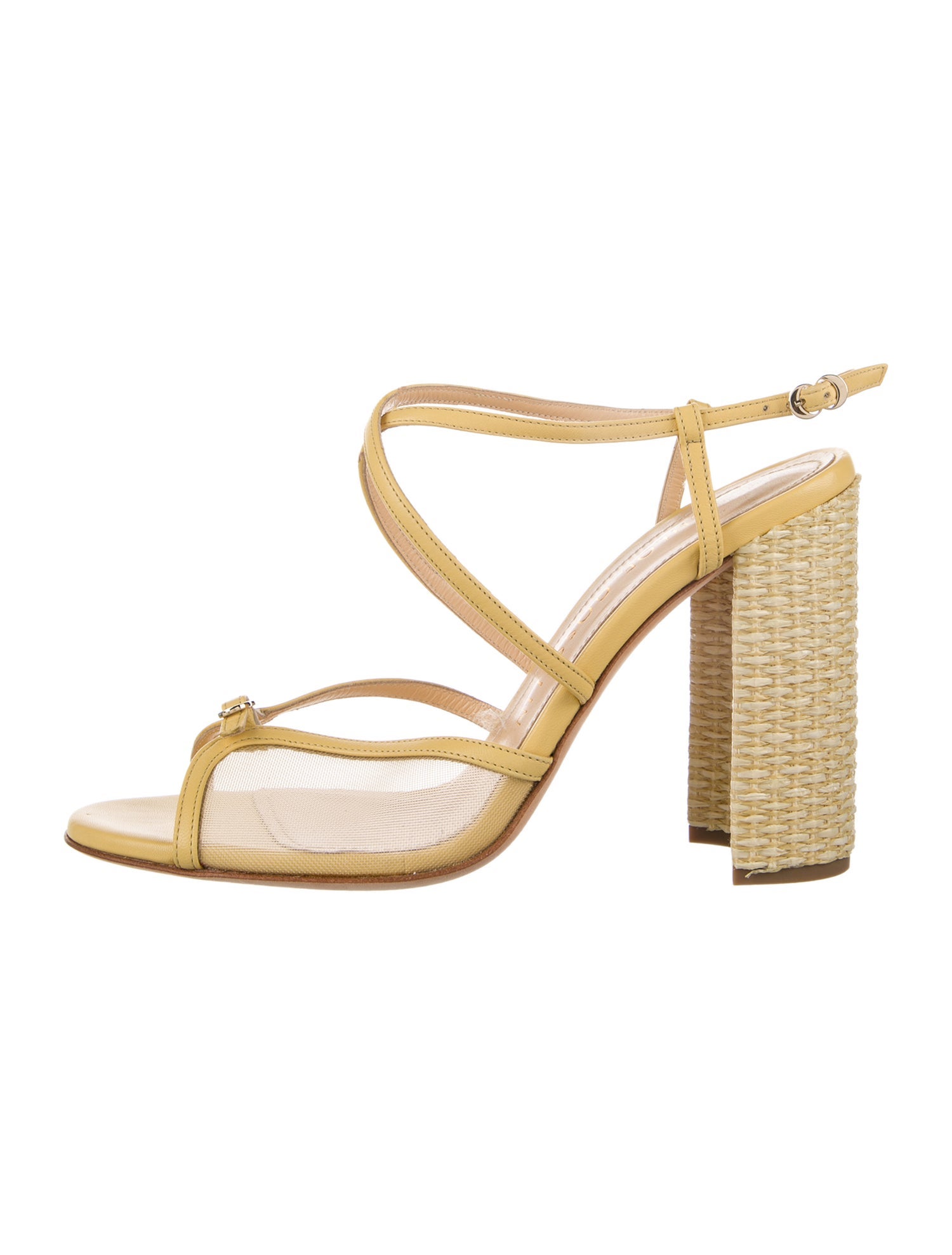 Chloé Gosselin Leather Mesh Accents Sandals w/ Tags