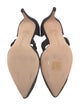 Chloé Gosselin Satin Bow Accents D'Orsay Pumps
