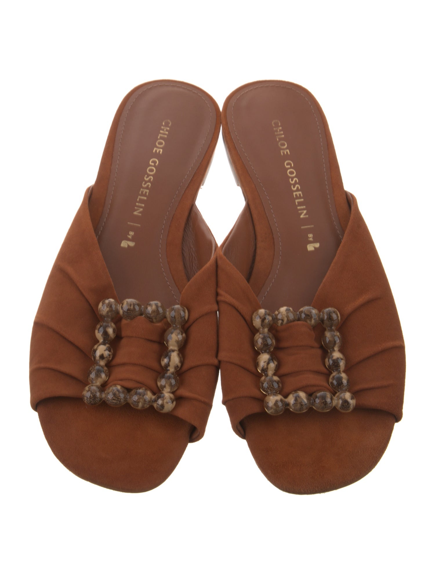 Chloé Gosselin Suede Slides