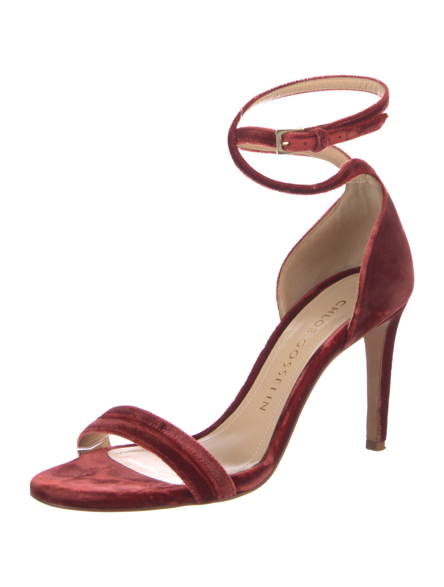 Chloé Gosselin Velvet Sandals
