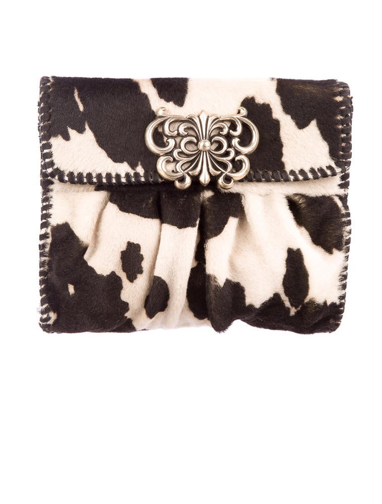 Chrome Hearts Calf Hair Clutch