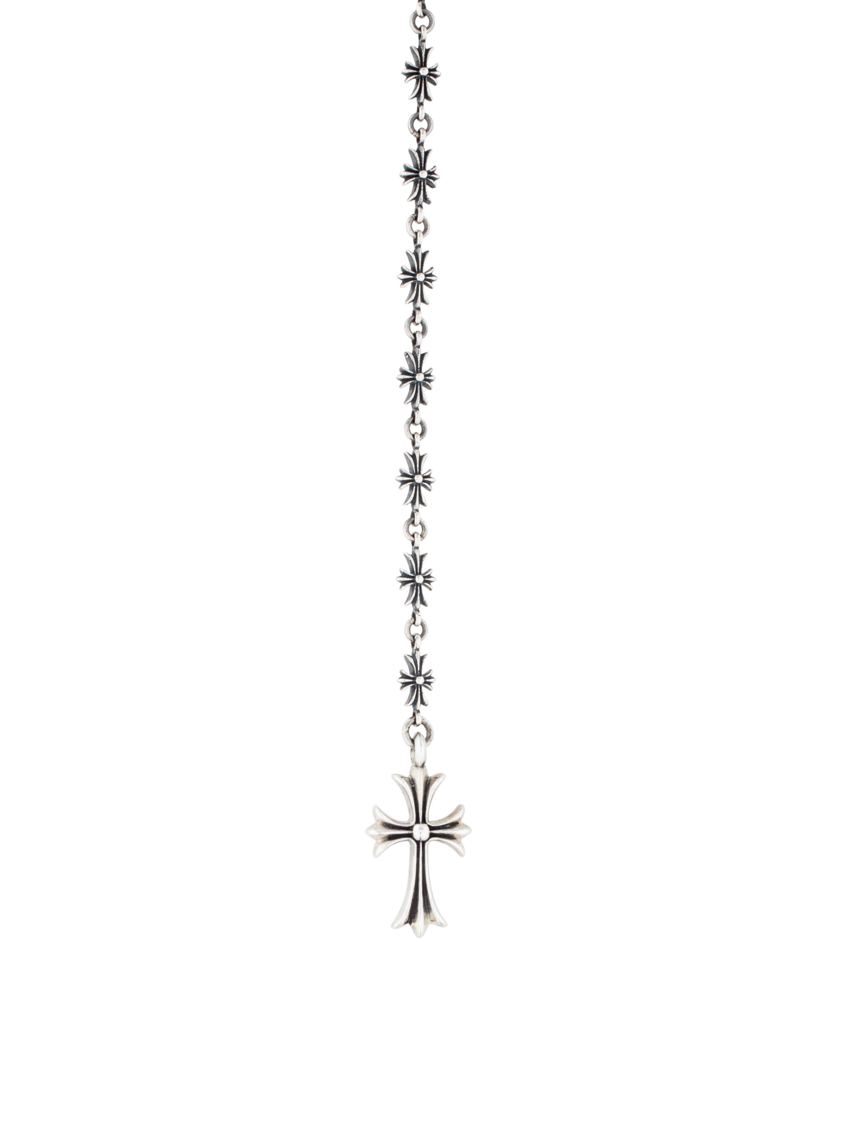 Chrome Hearts Cross Lariat Necklace