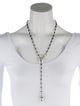 Chrome Hearts Cross Lariat Necklace
