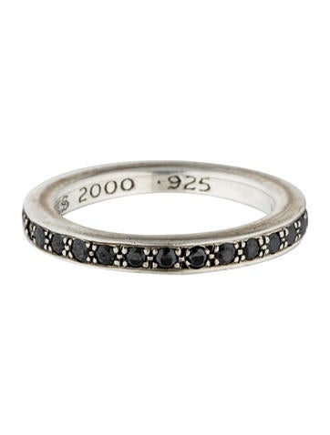 Chrome Hearts Black Diamond Eternity Ring