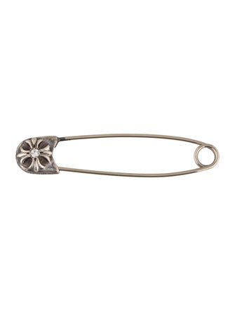 Chrome Hearts Diamond Safety Pin