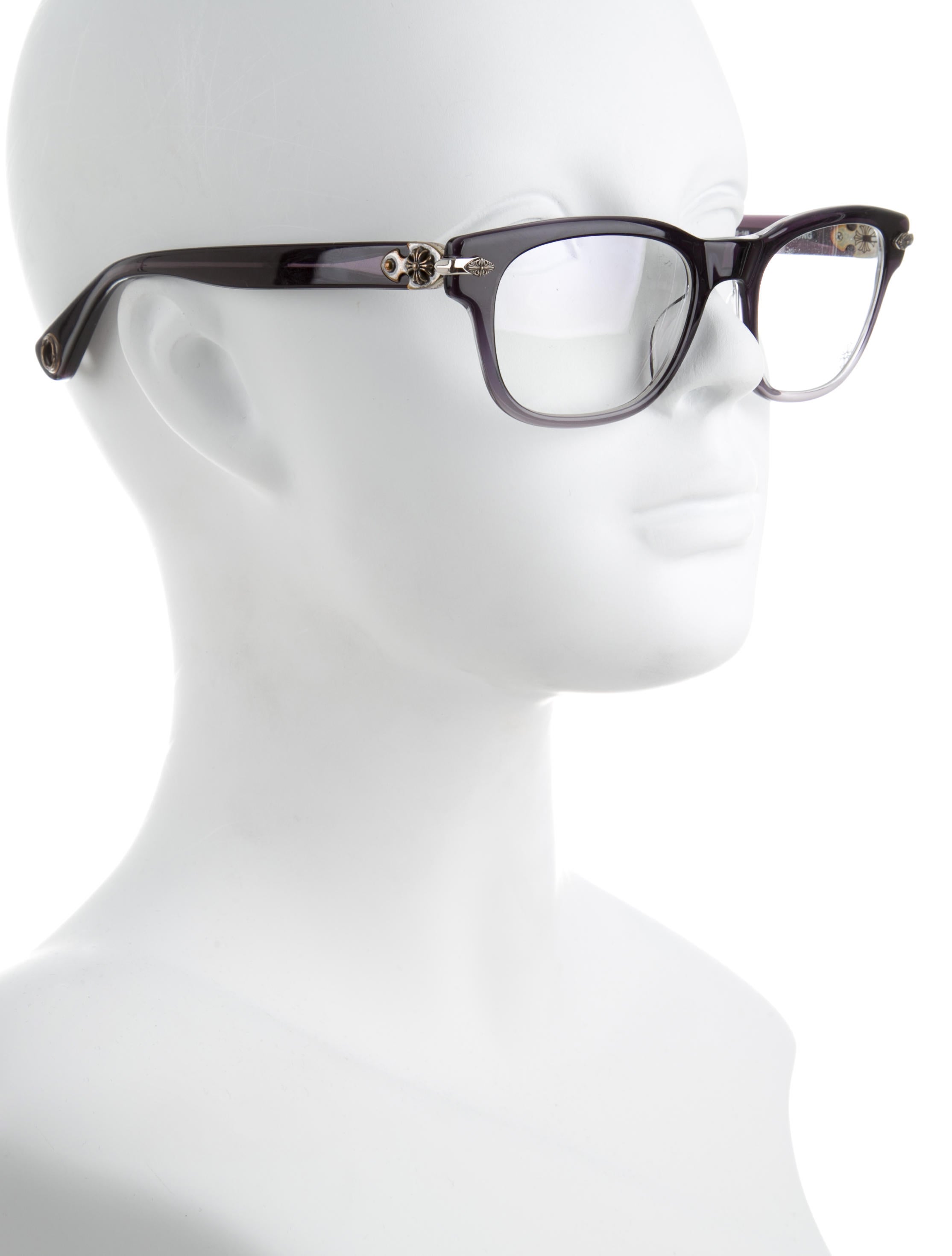 Chrome Hearts Well Strung Sterling Silver Eyeglasses Accessories