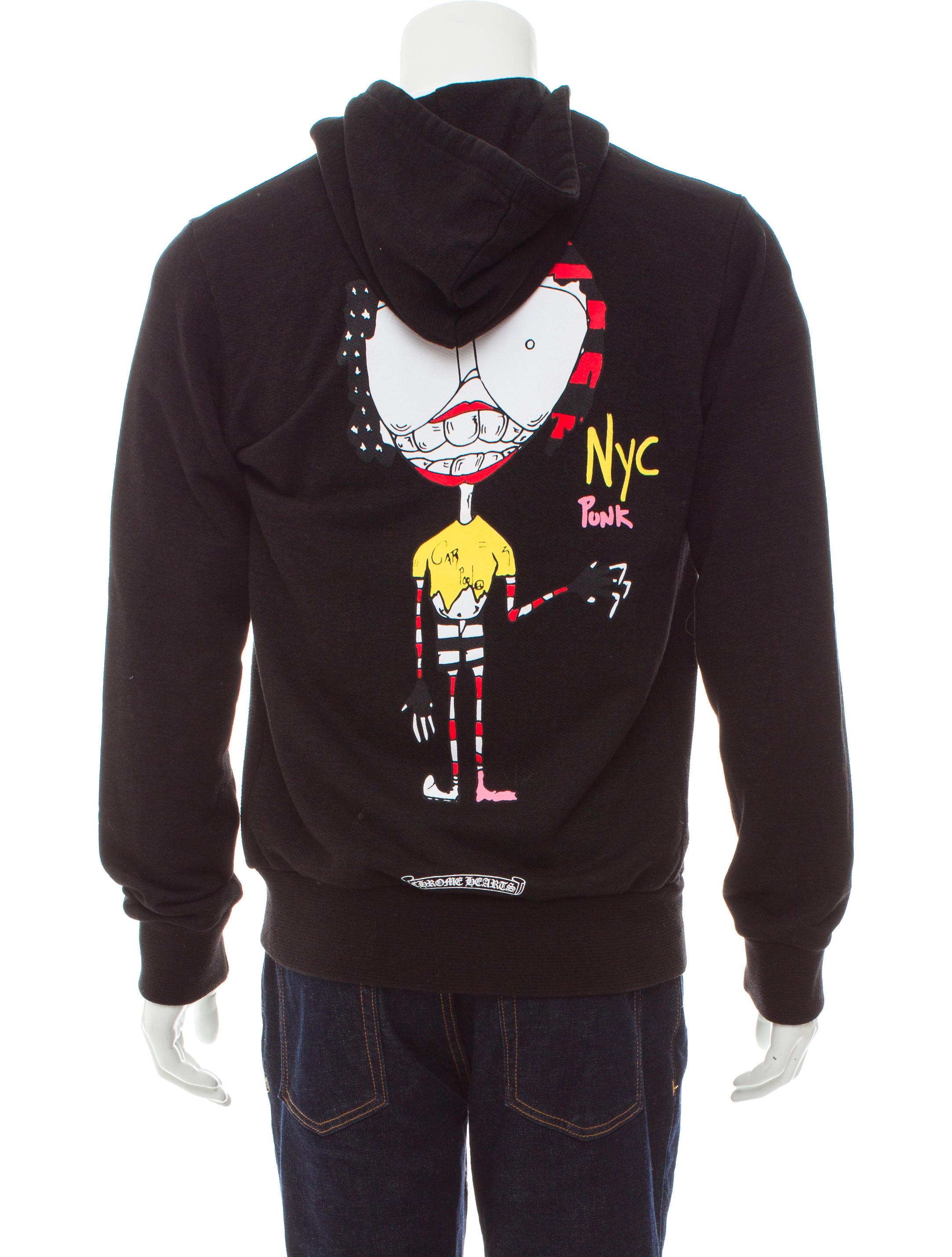 【NY限定】Chrome Hearts Matty Boy NYC Punk Chrome Hearts Matty Boy NYC Punk Hoodie - Black Sweatshirts