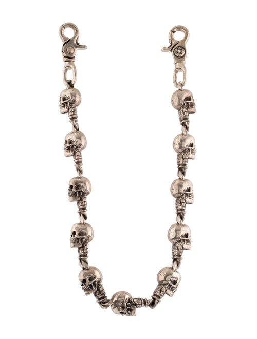Chrome Hearts Sterling Skull Wallet Chain Accessories CHH24225 The RealReal