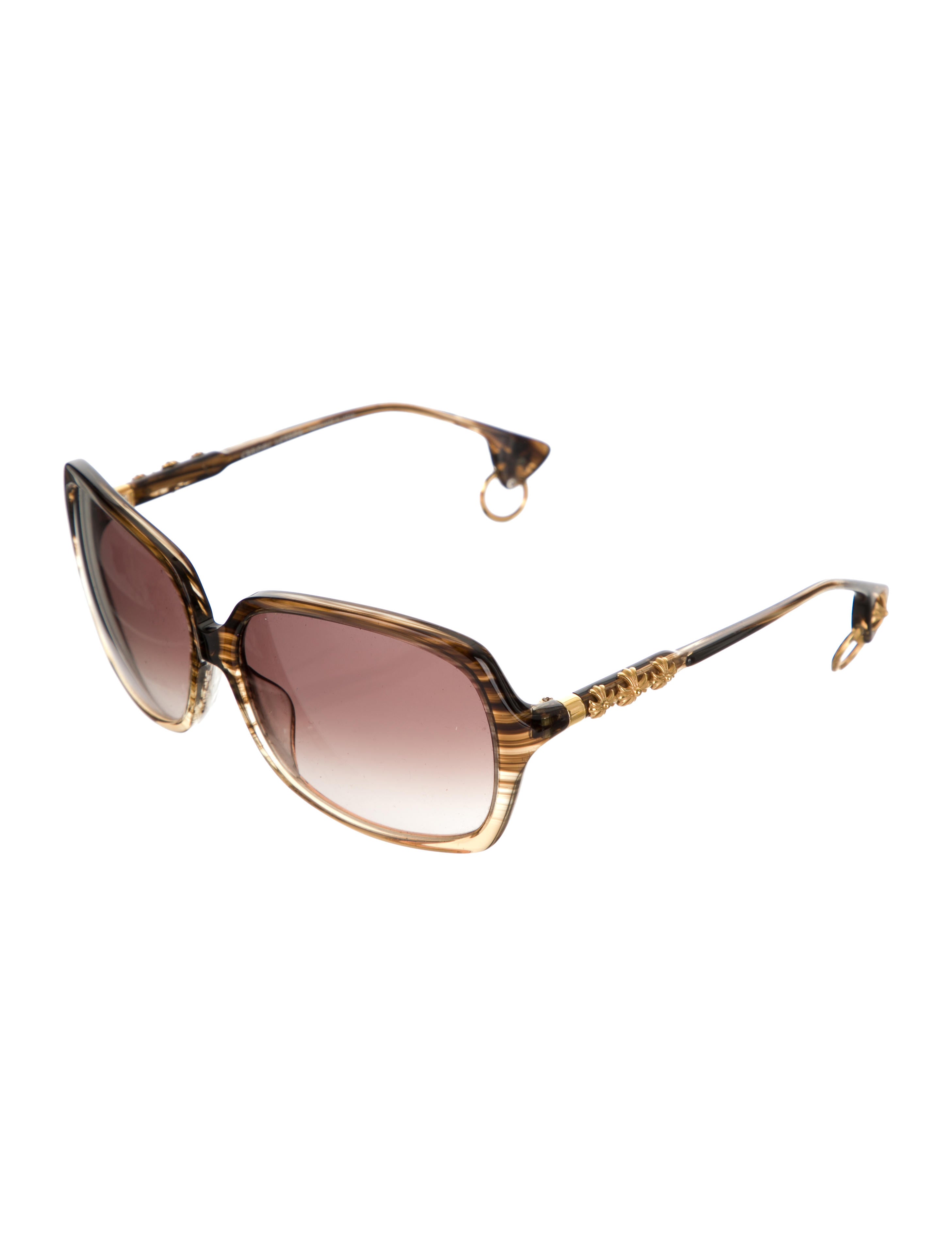 Chrome Hearts Milk Mask II Sunglasses - Brown Sunglasses
