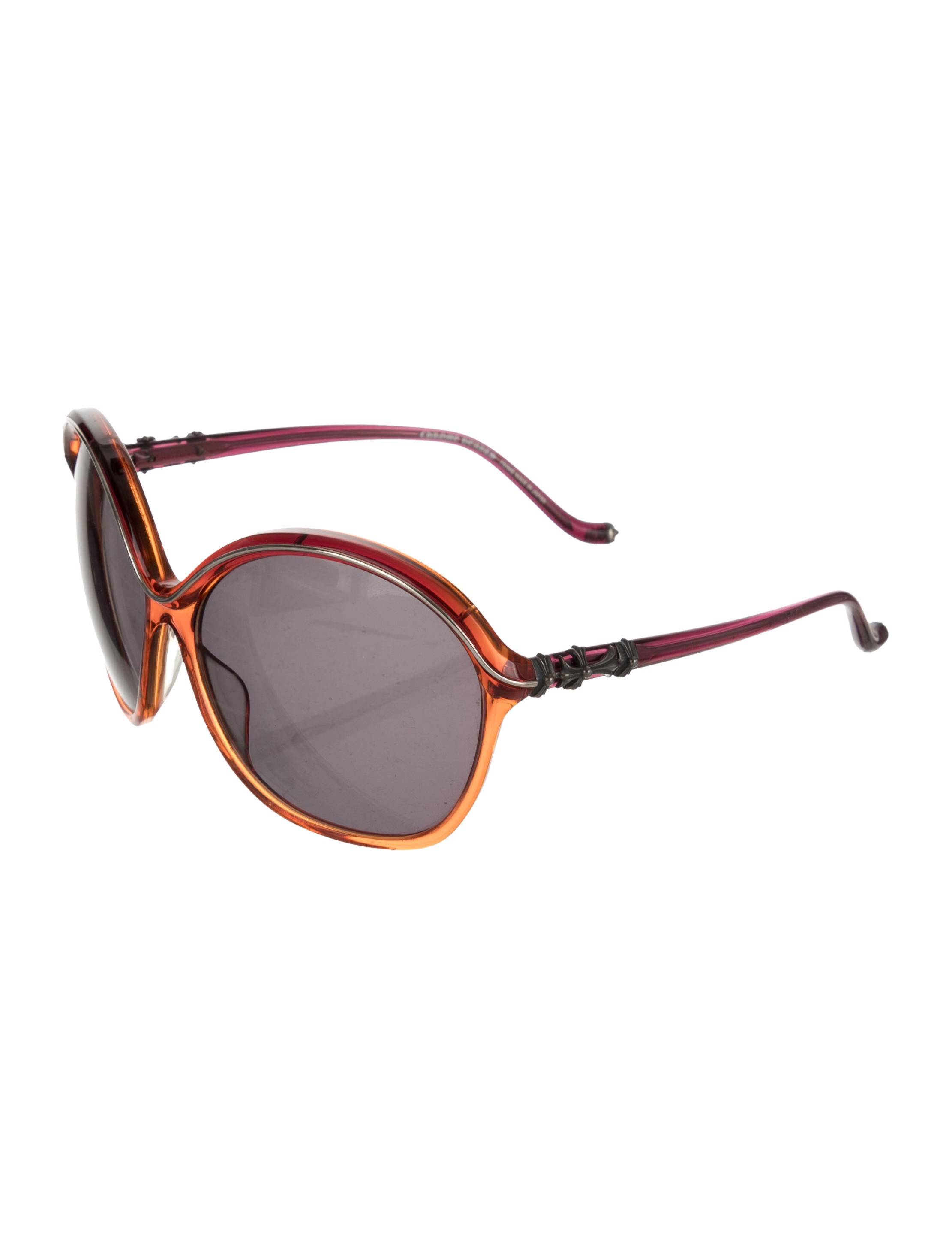Chrome Hearts Cock A Roach Sunglasses - Orange Sunglasses