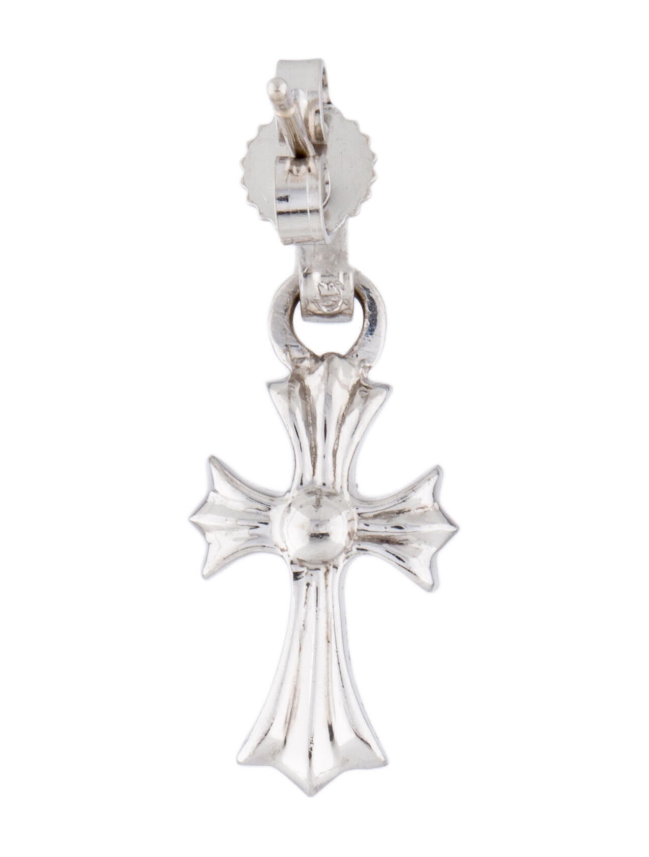 アクセサリー CHROME HEARTS BABYFAT EARRING 18KDIAMOND Chrome Hearts 22K Gold Diamond Babyfat Earring Drop - SRM