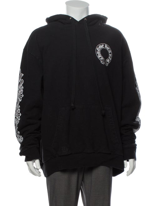 Chrome Hearts Graphic Print Crew Neck Hoodie Chrom