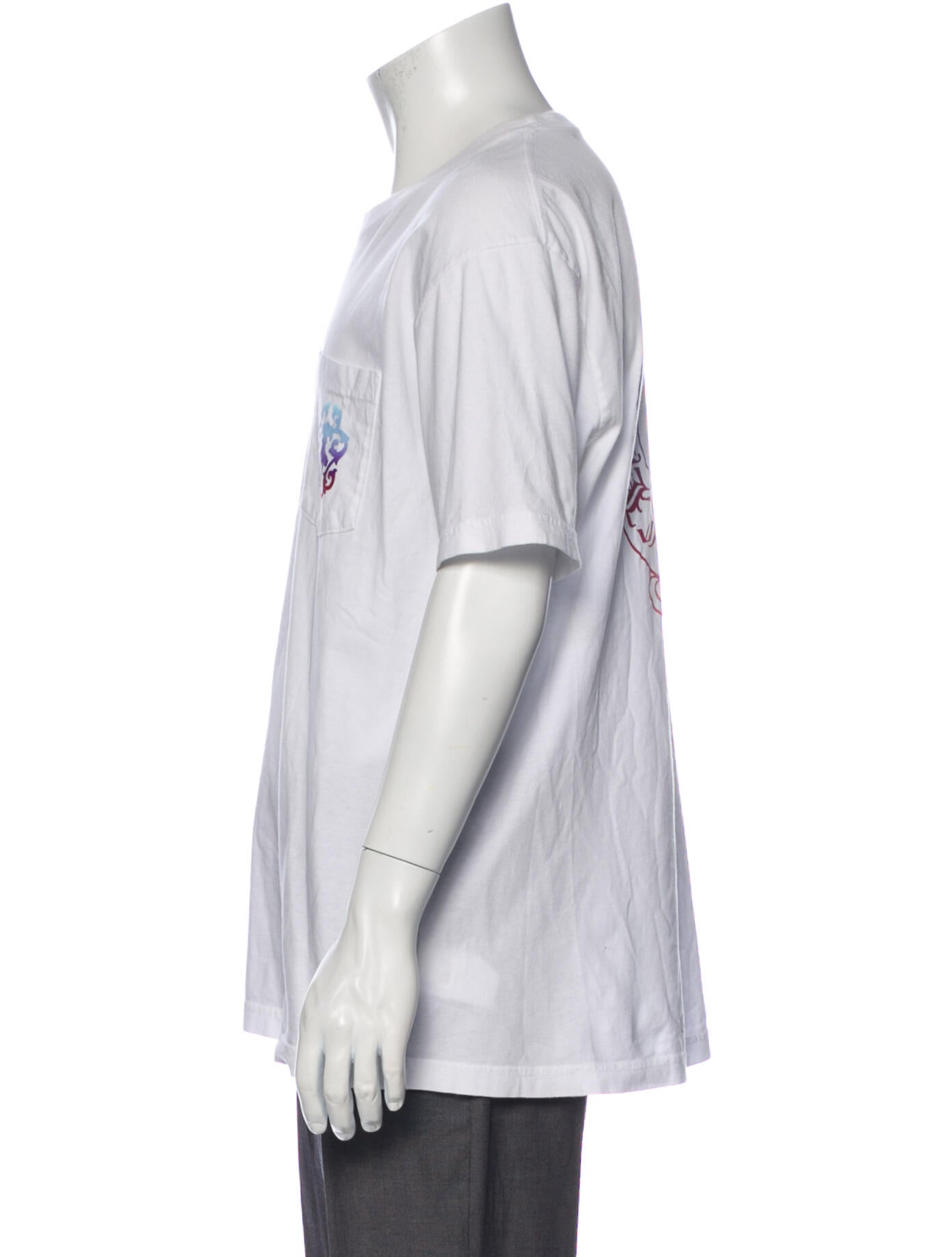 【Chrome Hearts】Gradient Dagger T-shirt★半袖Tシャツ Chrome Hearts Gradient Dagger Graphic Print T-Shirt - White