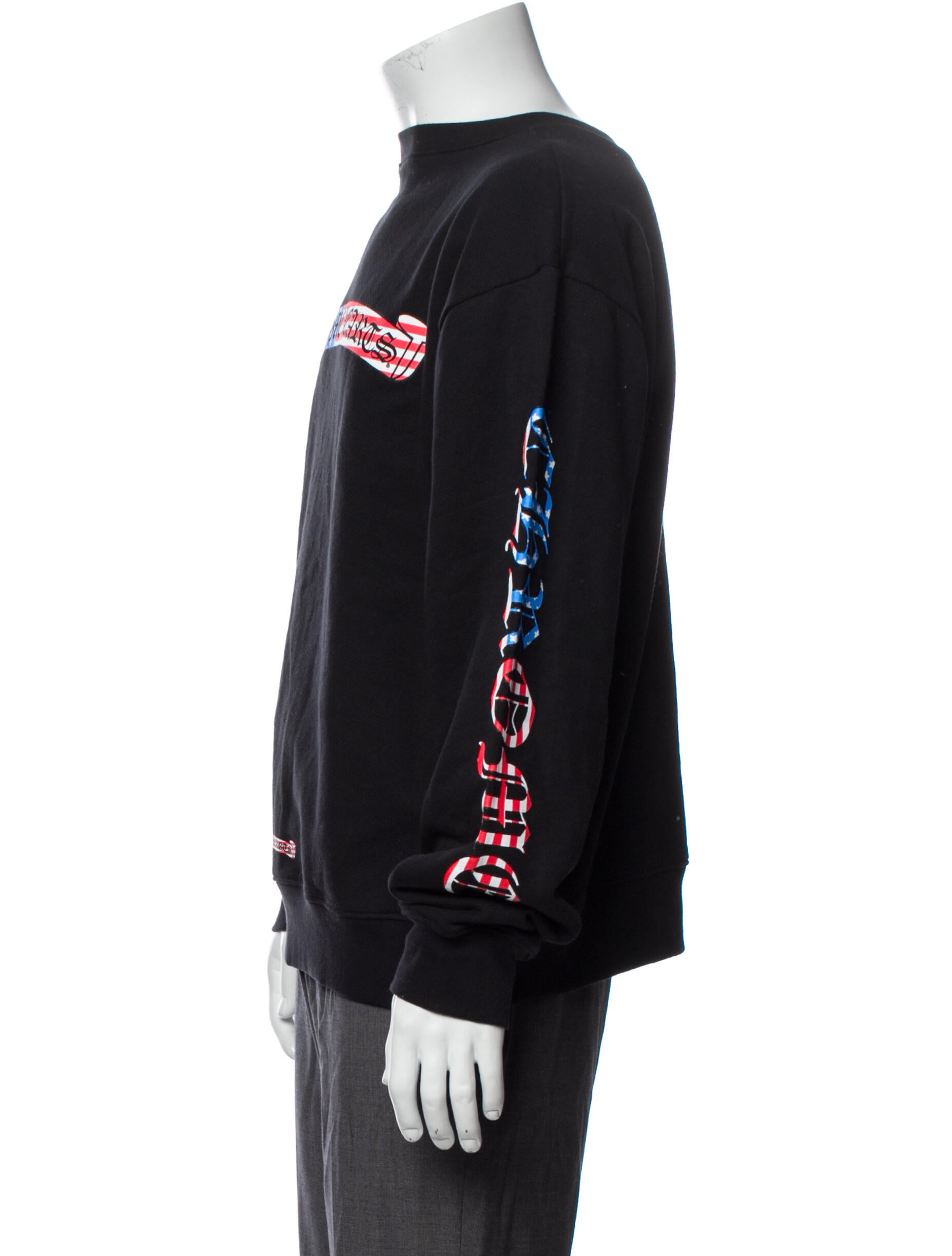 chrome hearts flag moletom com capuz