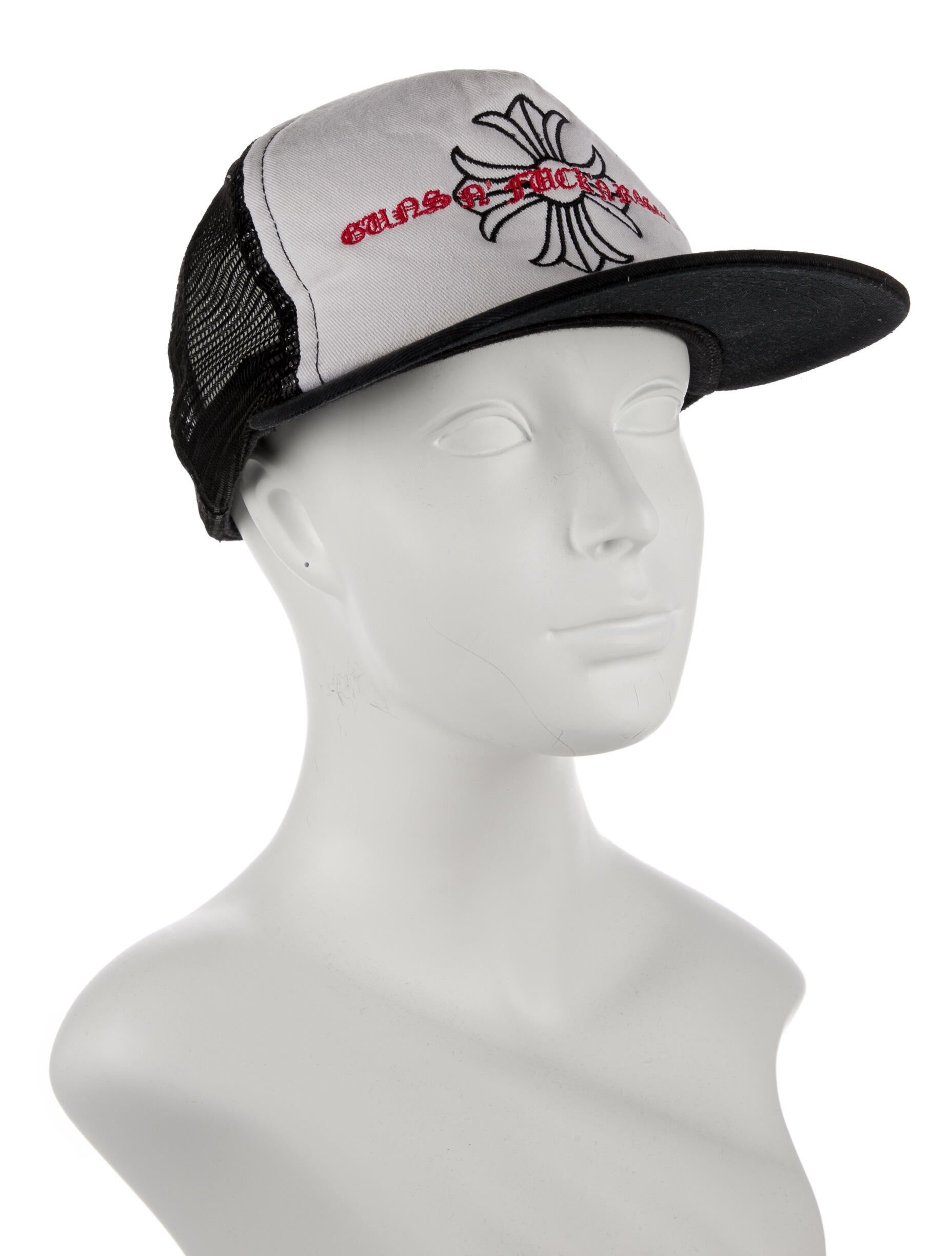 Chrome Hearts Guns N Roses Trucker Hat - Black Hats, Accessories