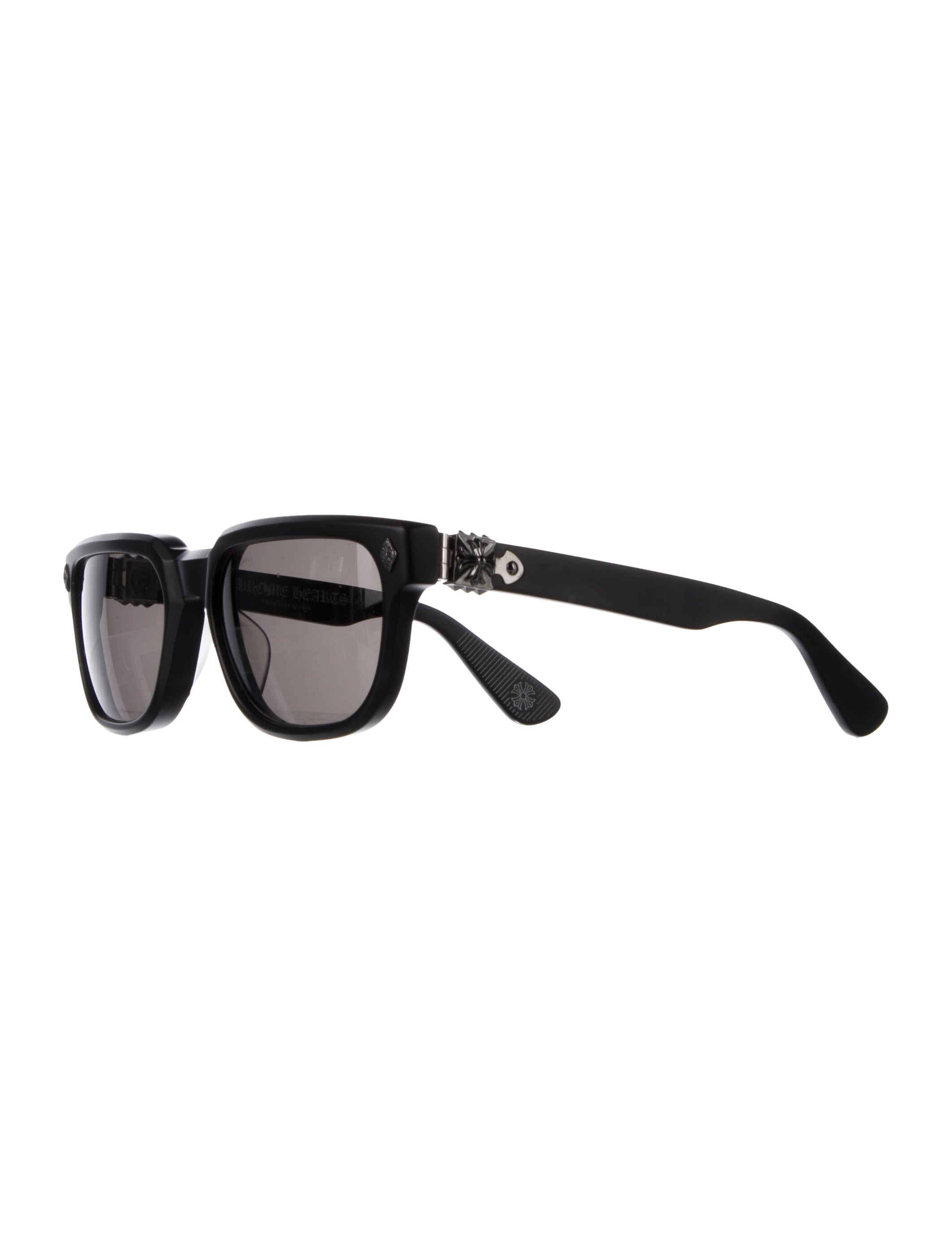 Chrome Hearts Sitonit Wayfarer Sunglasses - Black Sunglasses