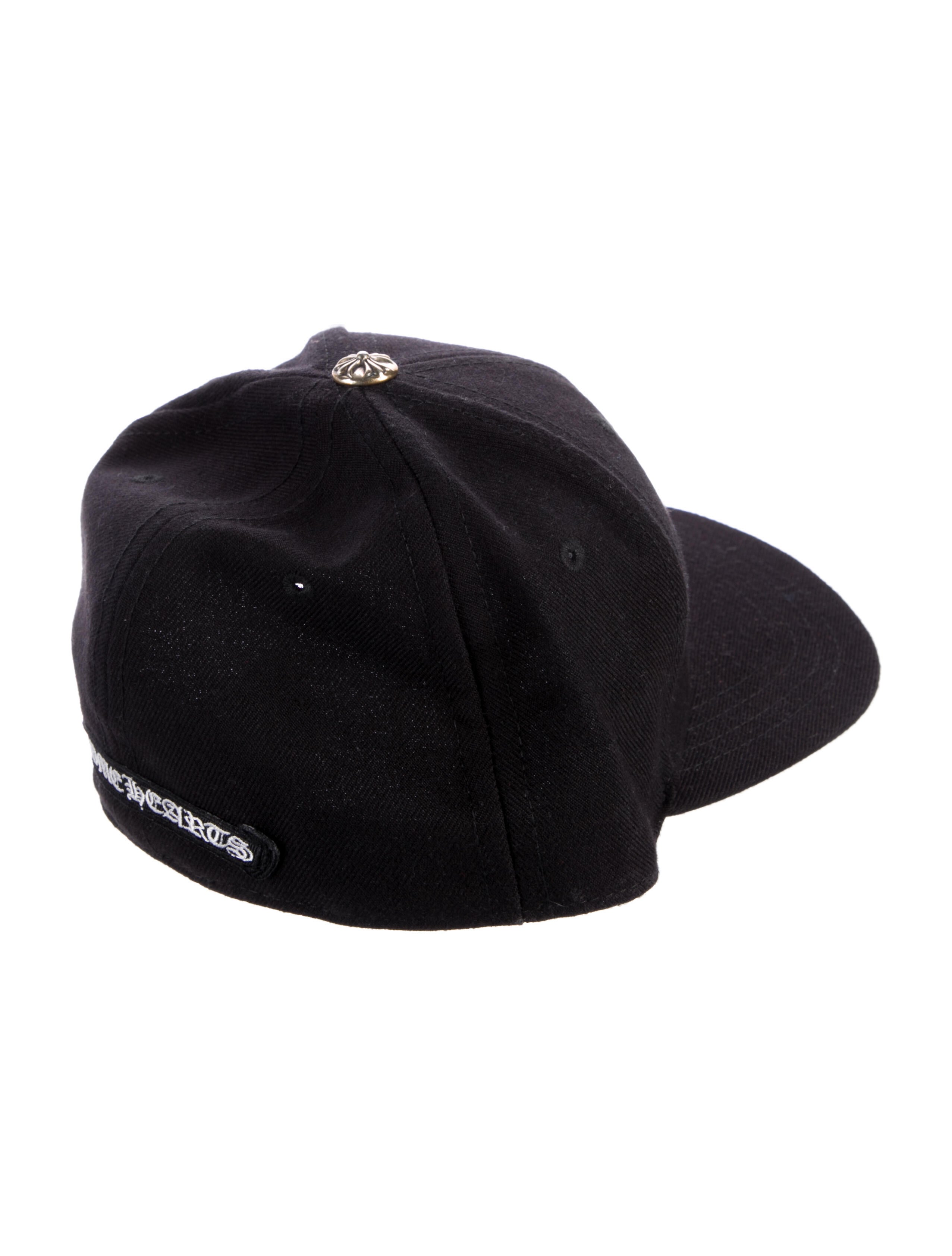 Chrome Hearts Horseshoe Logo Fitted Cap - Black Hats, Accessories