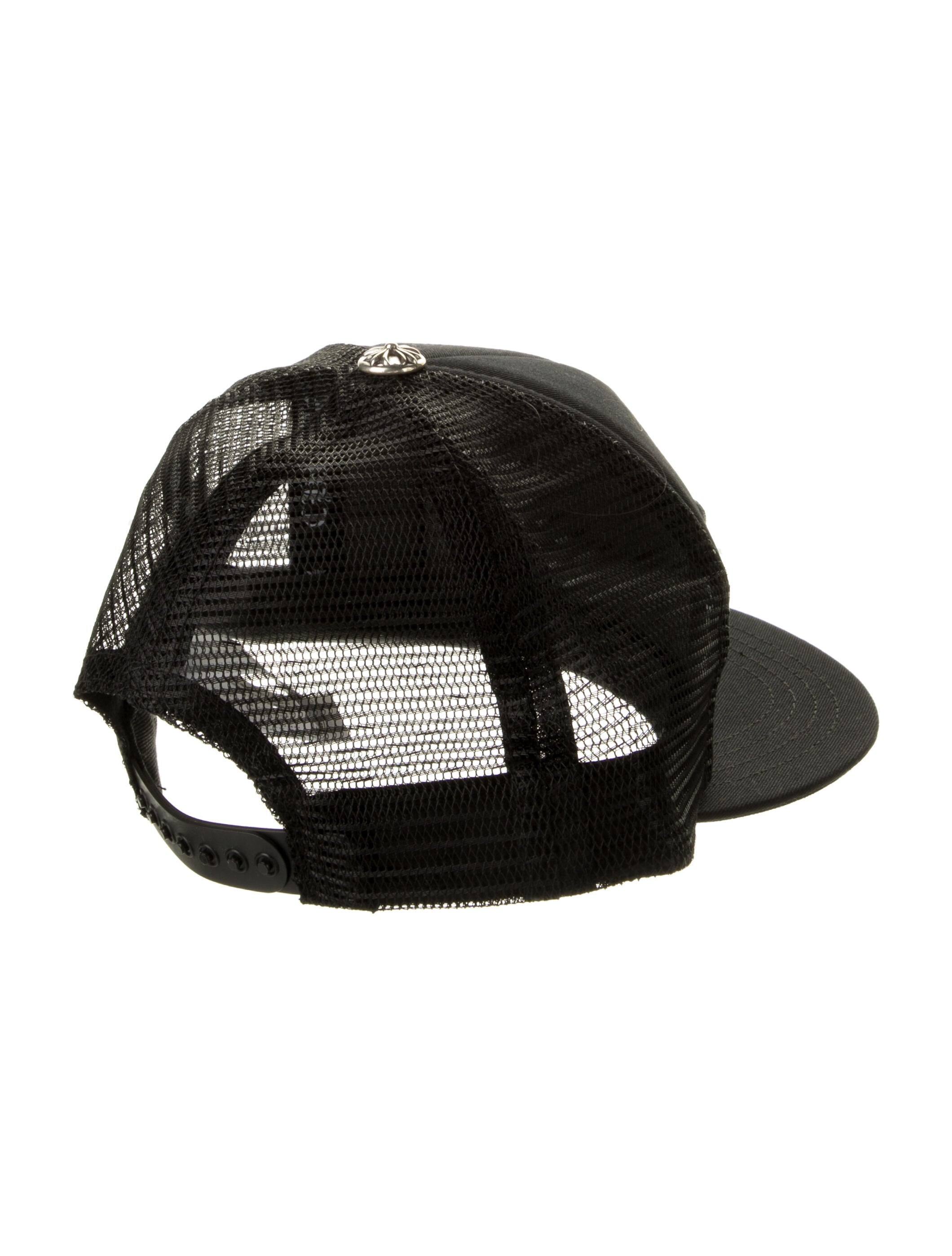 Chrome Hearts NYC Trucker Hat - Black Hats, Accessories - CHH35380