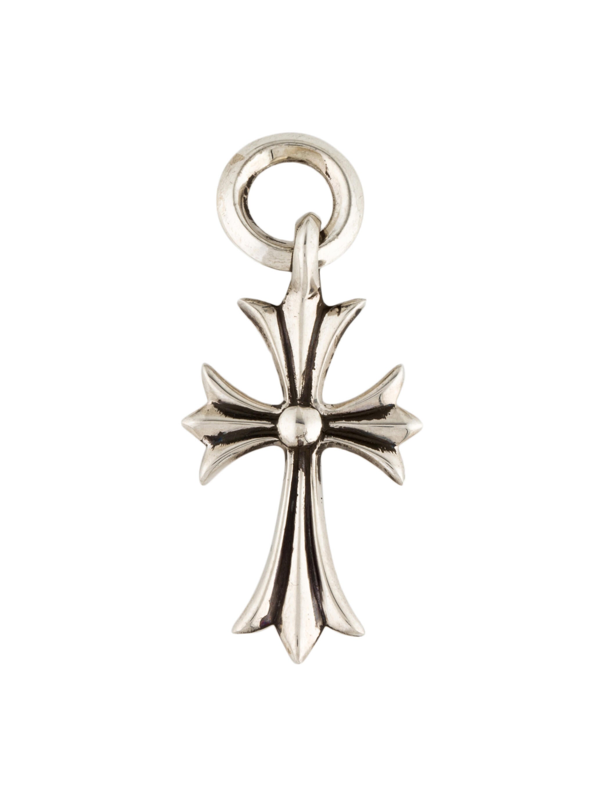 Chrome Hearts Large Dagger Pendant Necklace Sterling Silver Pendant