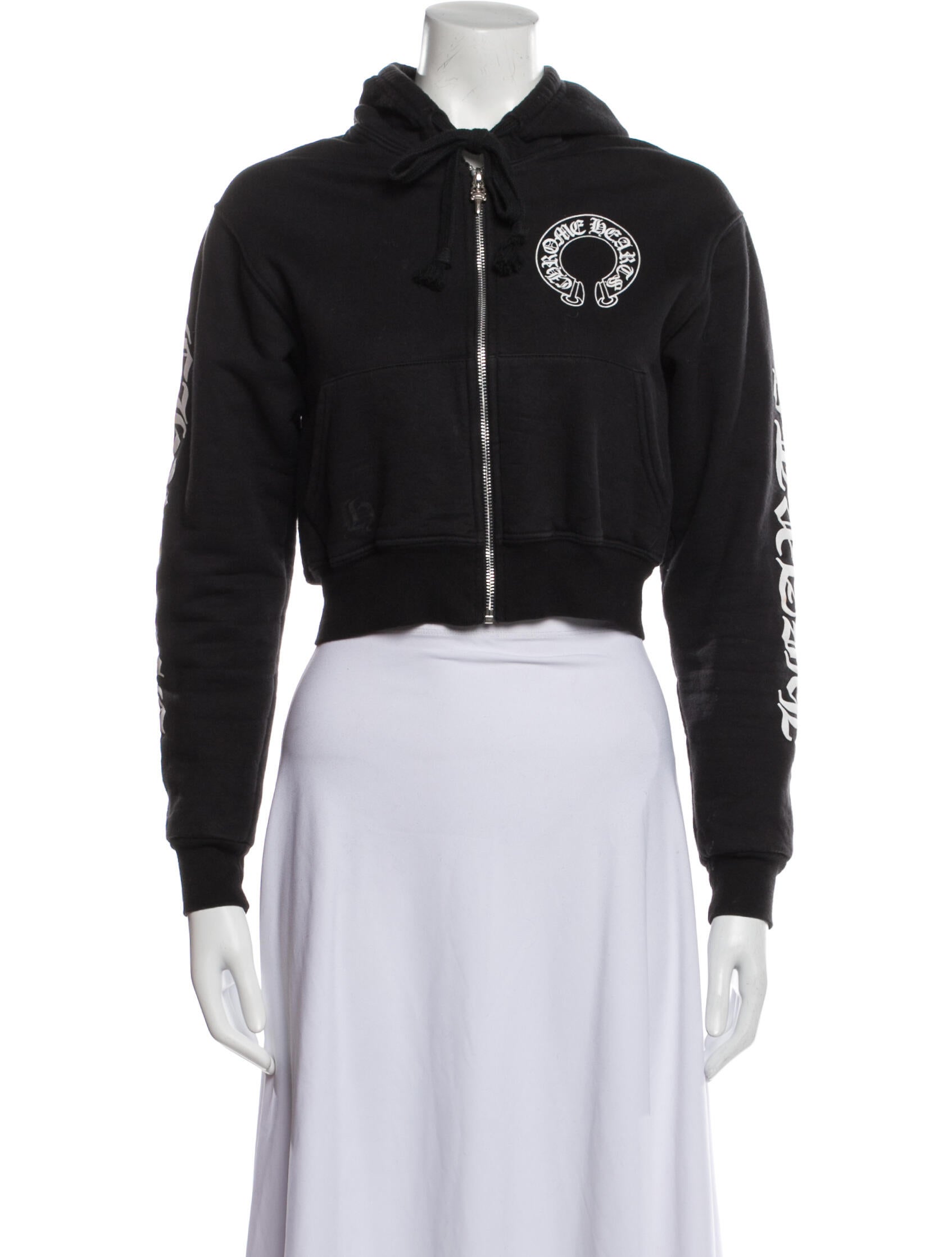 Chrome Hearts Horseshoe Logo Jacket Black Jackets, Clothing