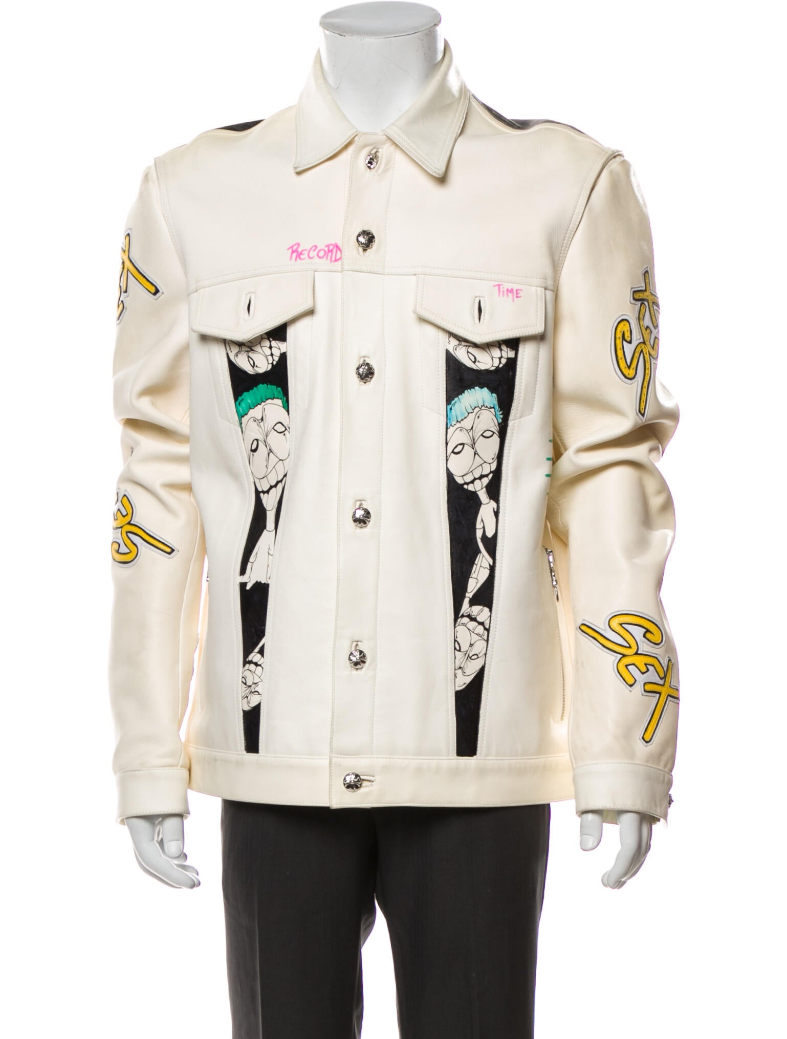 Chrome Hearts 2017 x Matty Boy 'Sex Records' Moto Jacket
