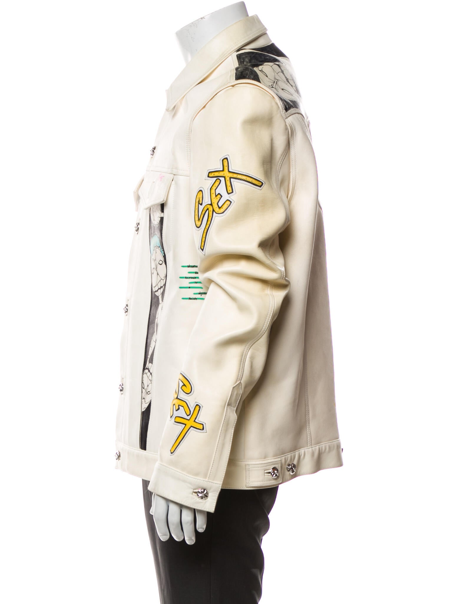 Chrome Hearts 2017 x Matty Boy 'Sex Records' Moto Jacket