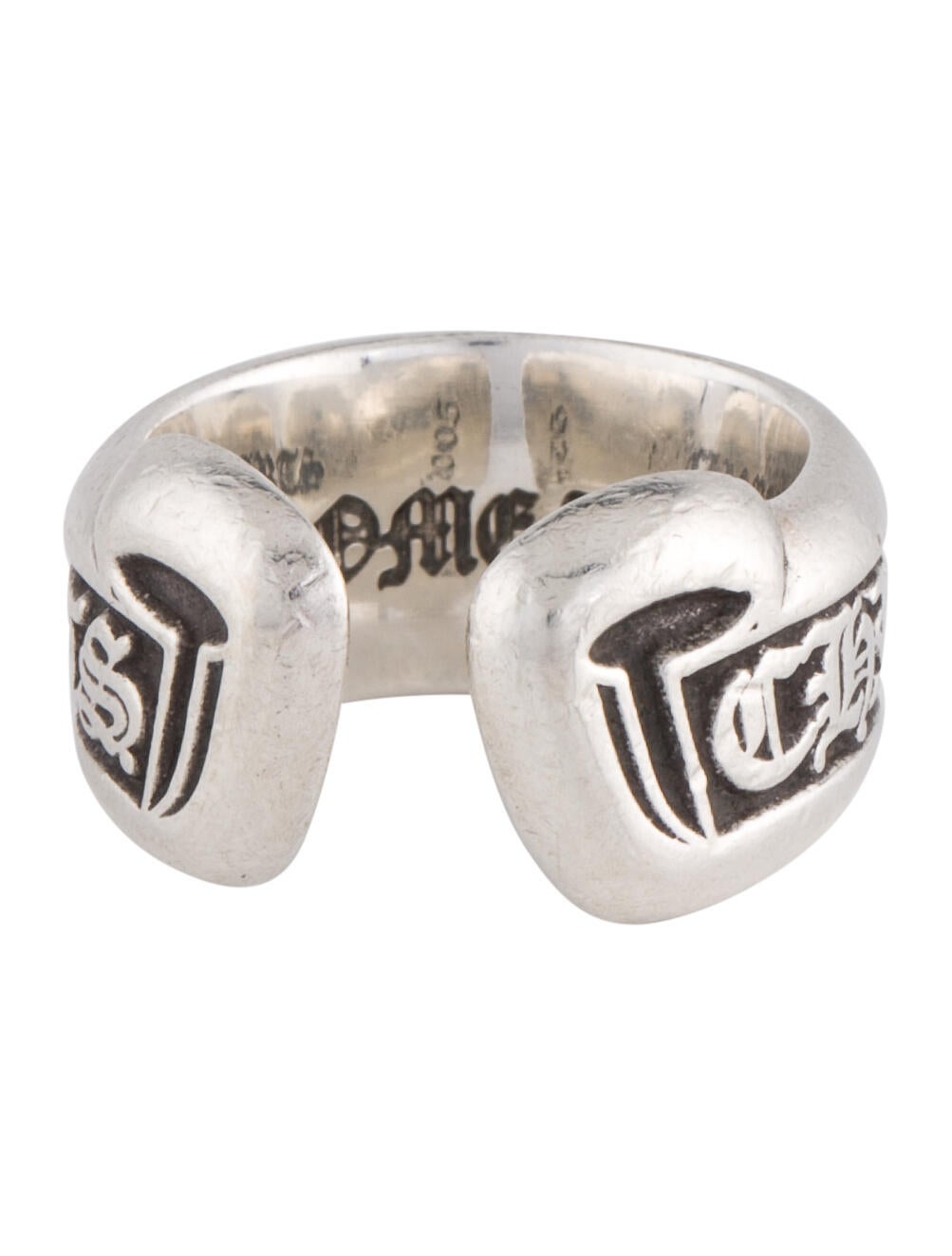 Chrome Hearts Open Scroll Ring - Band, Rings - CHH39853 | The RealReal