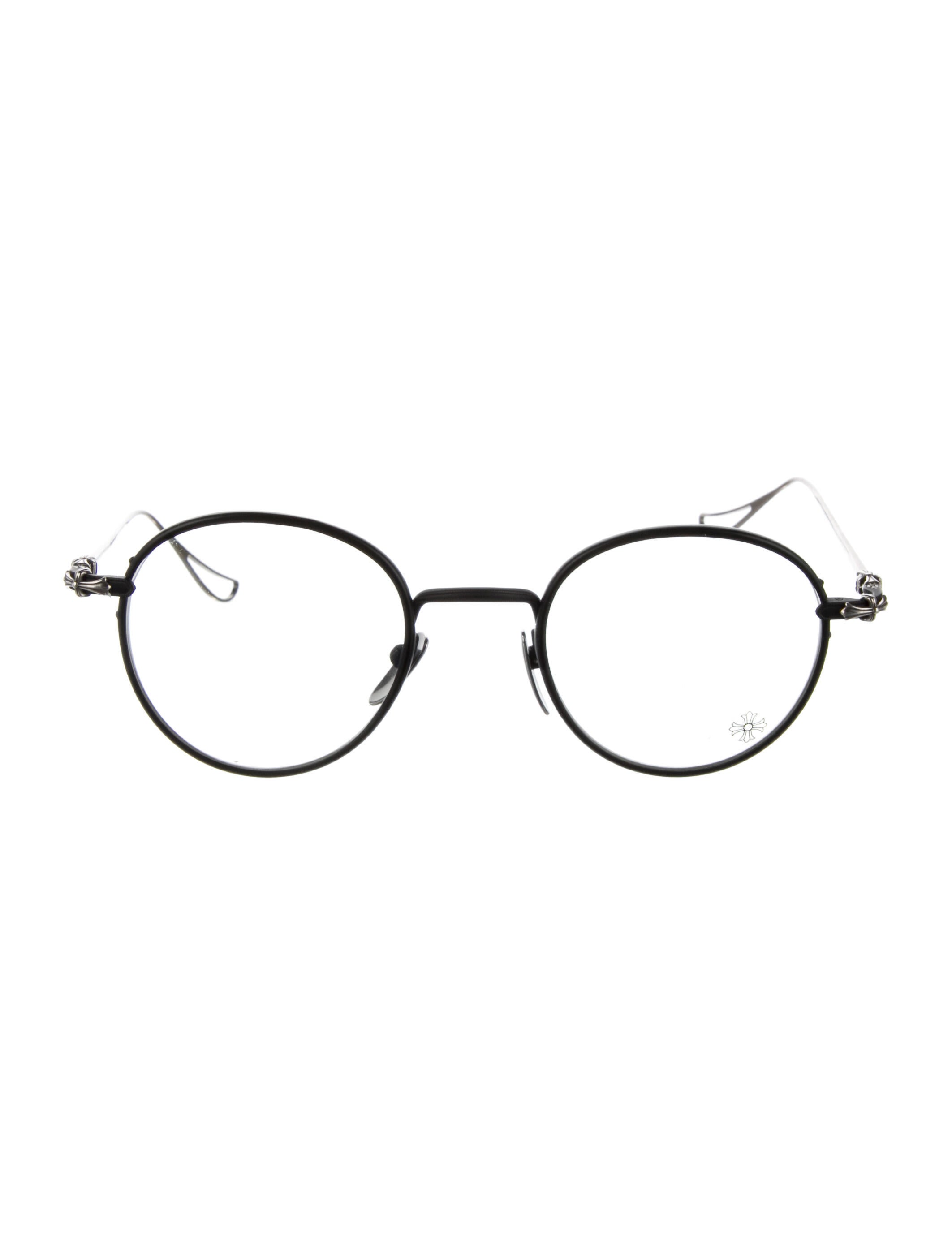 Chrome Hearts Sinnergasm Round Sunglasses - Black Sunglasses