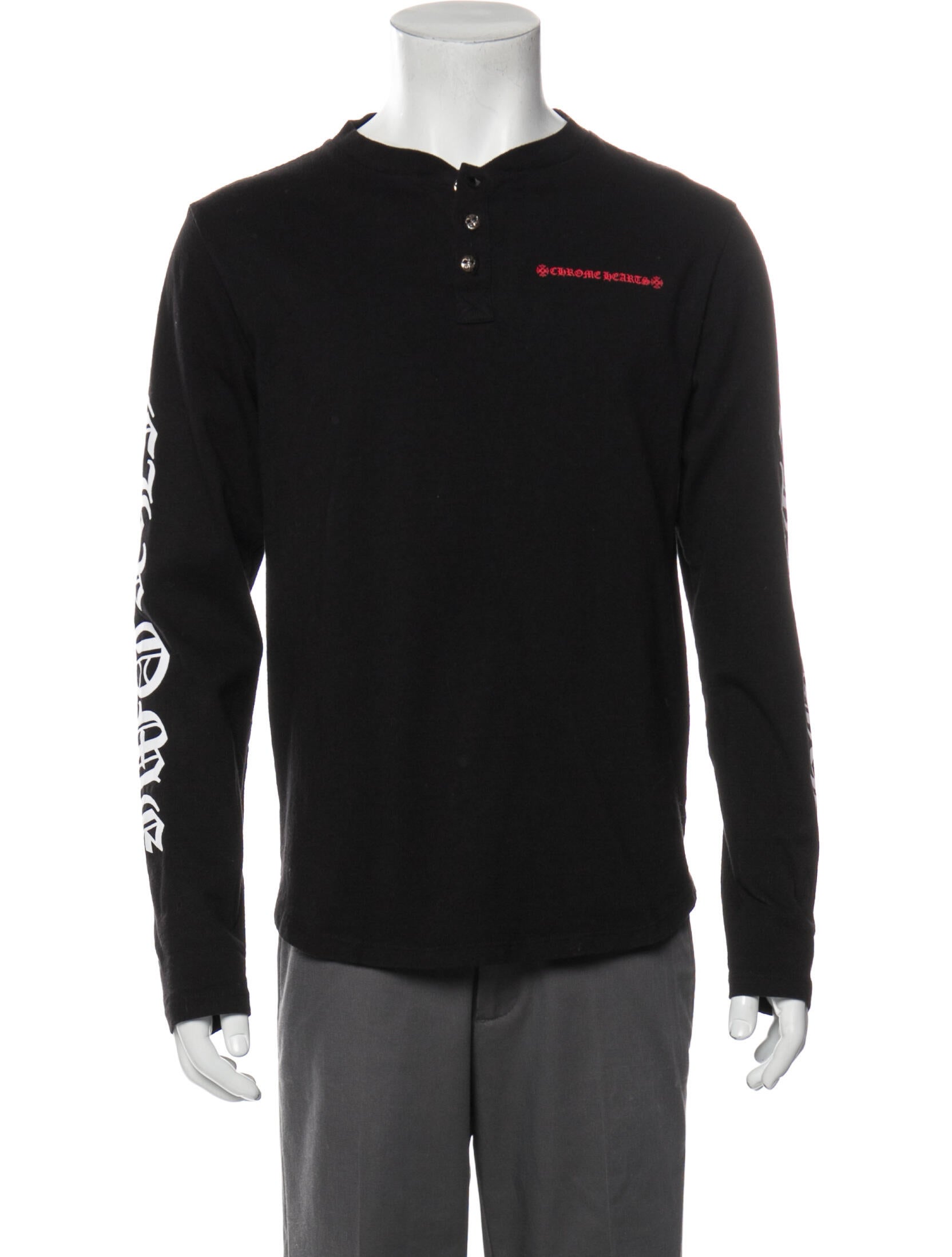 Chrome Hearts x Matty Boy 'Nuclear Kids' Graphic Print Henley