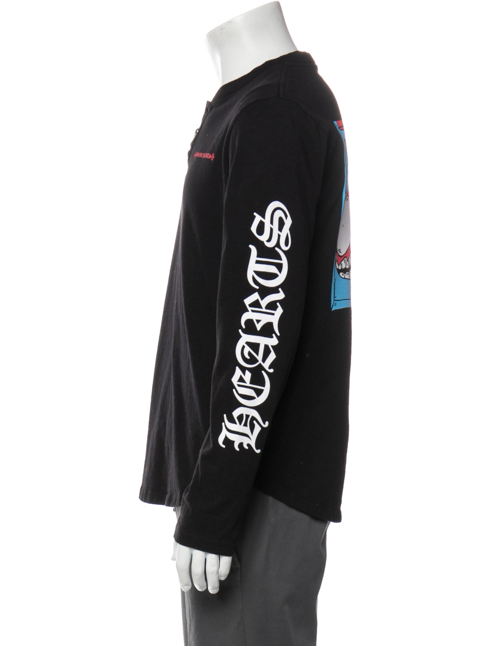 Chrome Hearts x Matty Boy 'Nuclear Kids' Graphic Print Henley