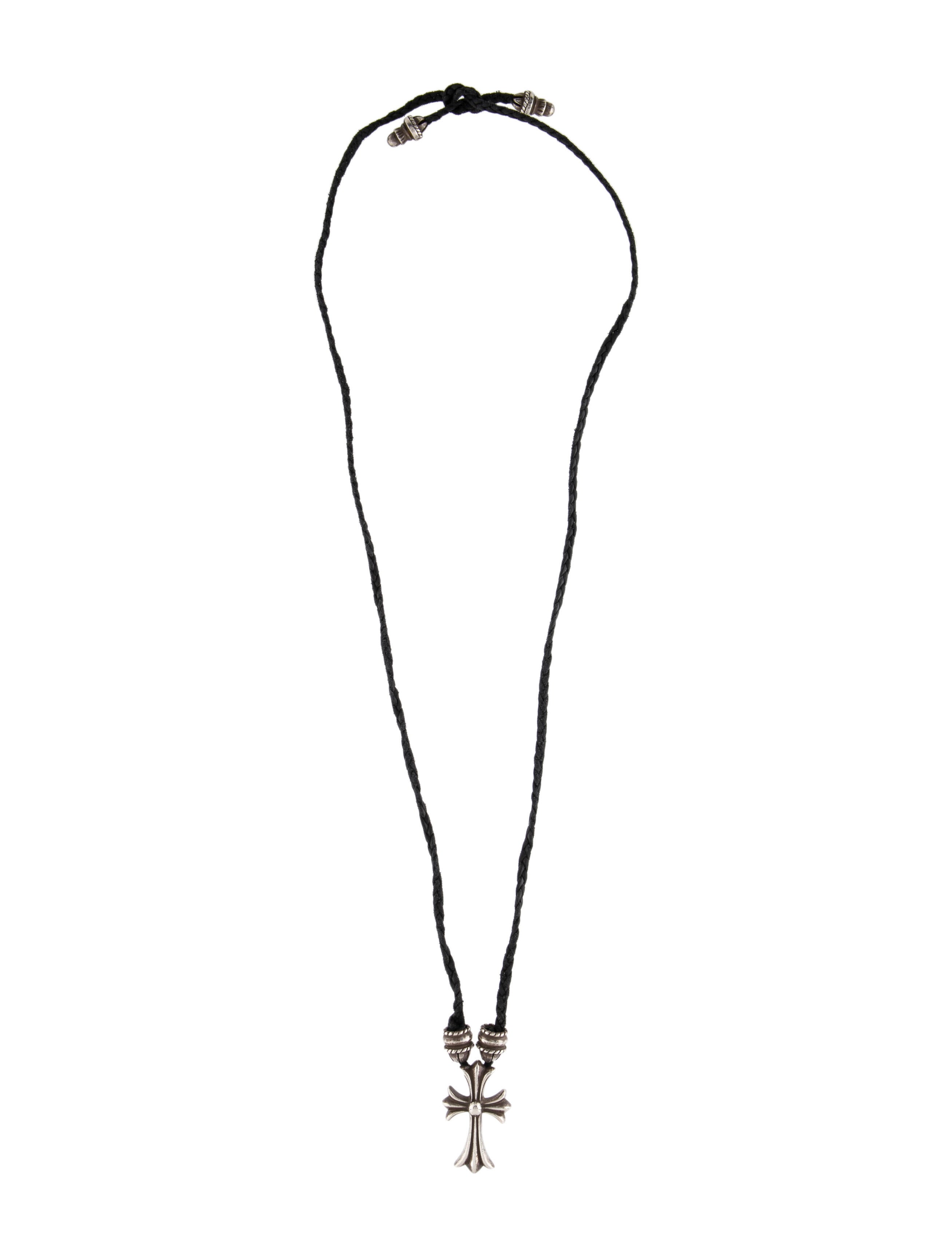 Chrome Hearts Cross Pendant Necklace Sterling Silver Pendant Necklace