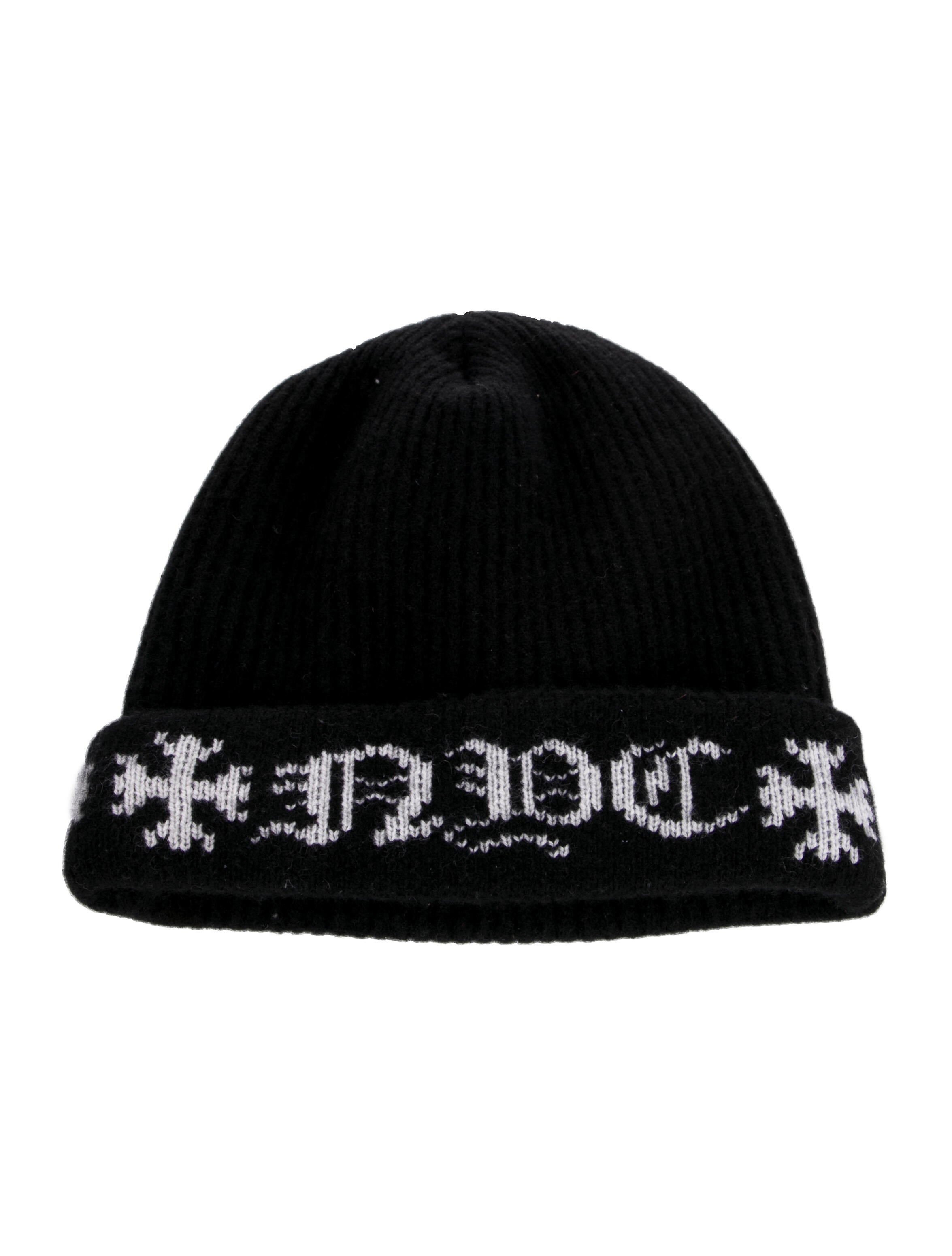 Chrome Hearts 'Big Daddy' Cashmere Beanie - Black Hats