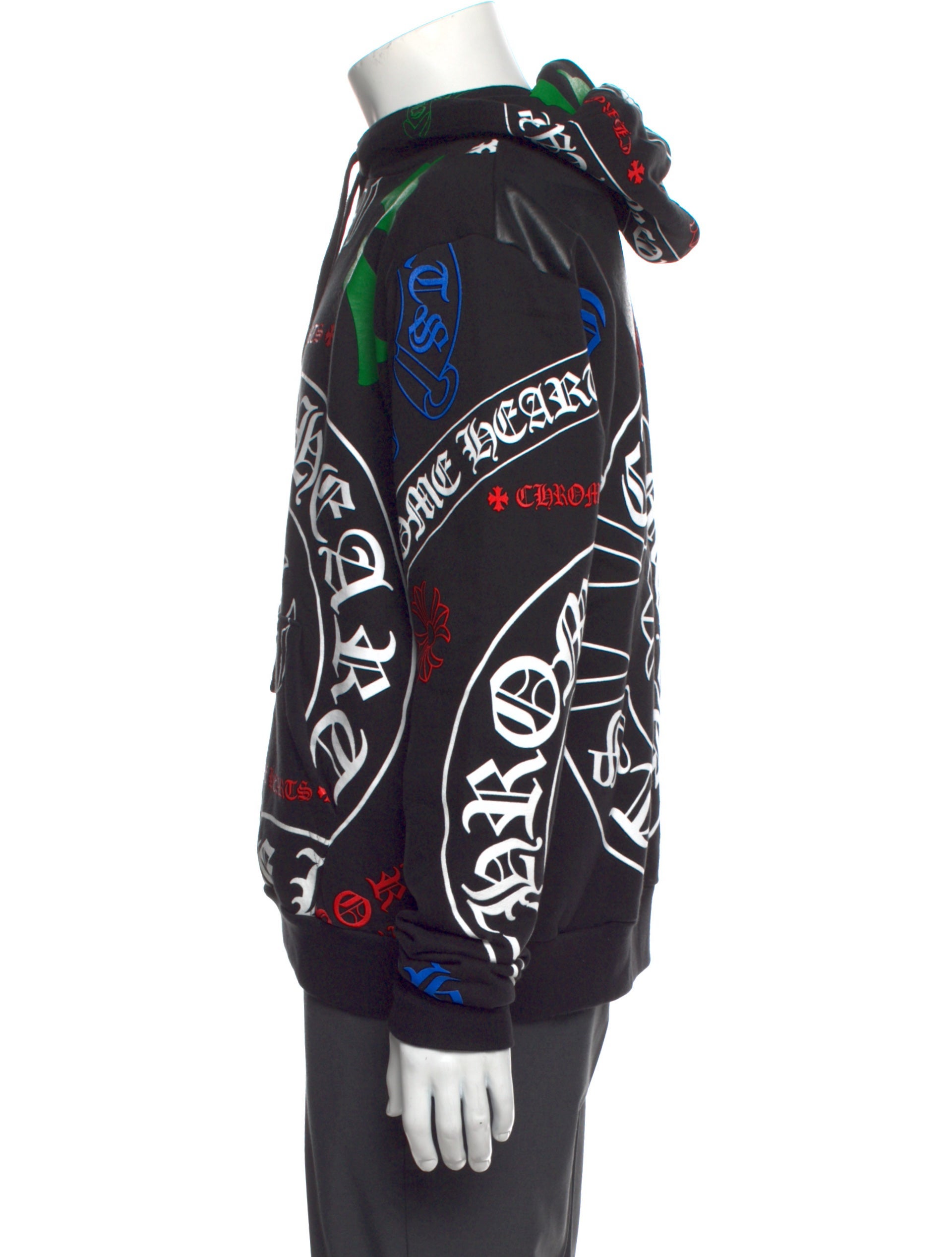 Chrome Hearts Stencil Logo Printed Hoodie