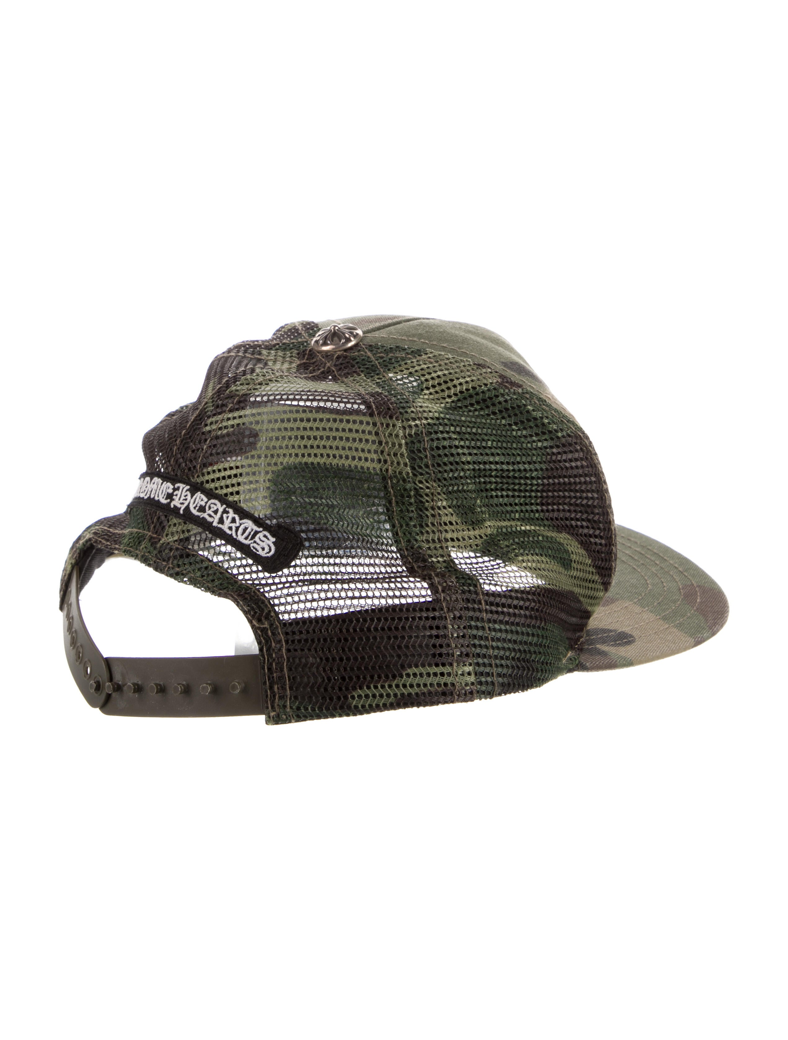 Chrome Hearts Heroes Project Trucker Hat Green Hats, Accessories