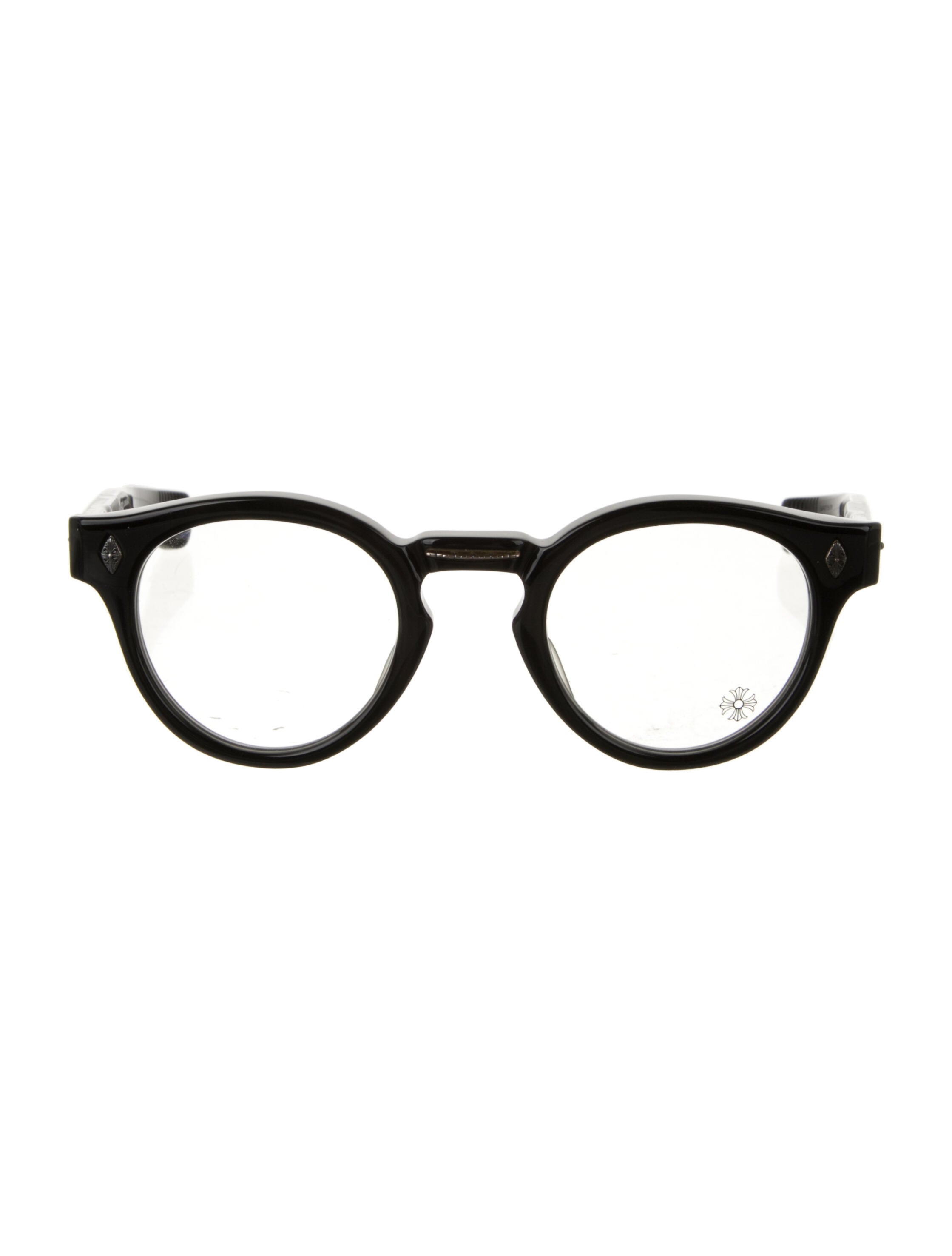 Chrome Hearts Peter Arnell Round Eyeglasses - Black