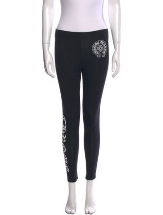 Chrome Hearts Graphic Print Skinny Leg Pants