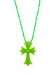 Chrome Hearts Rubber Silichrome CH Cross Pendant Necklace