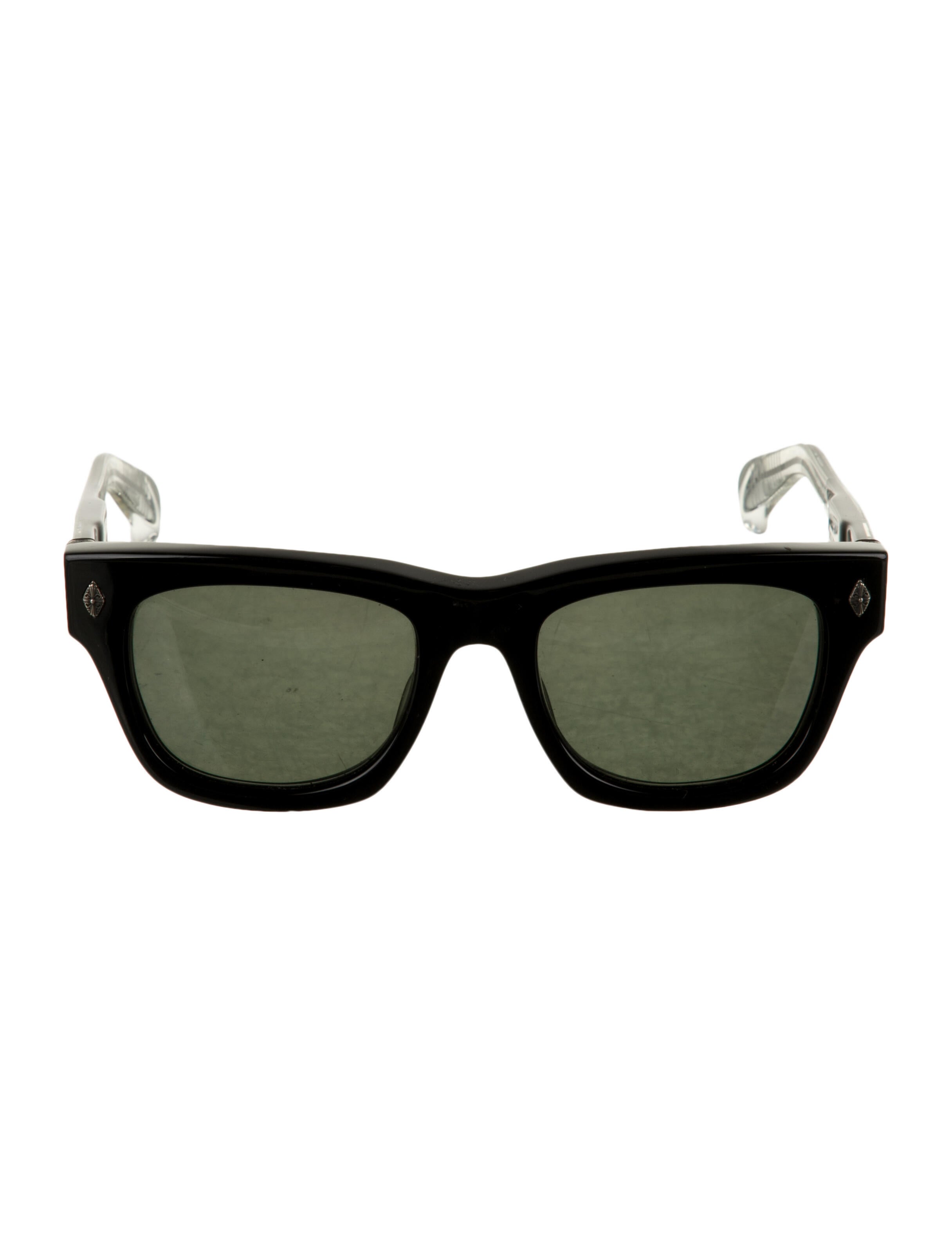 Chrome Hearts Dick Fitzener Wayfarer Sunglasses - Black