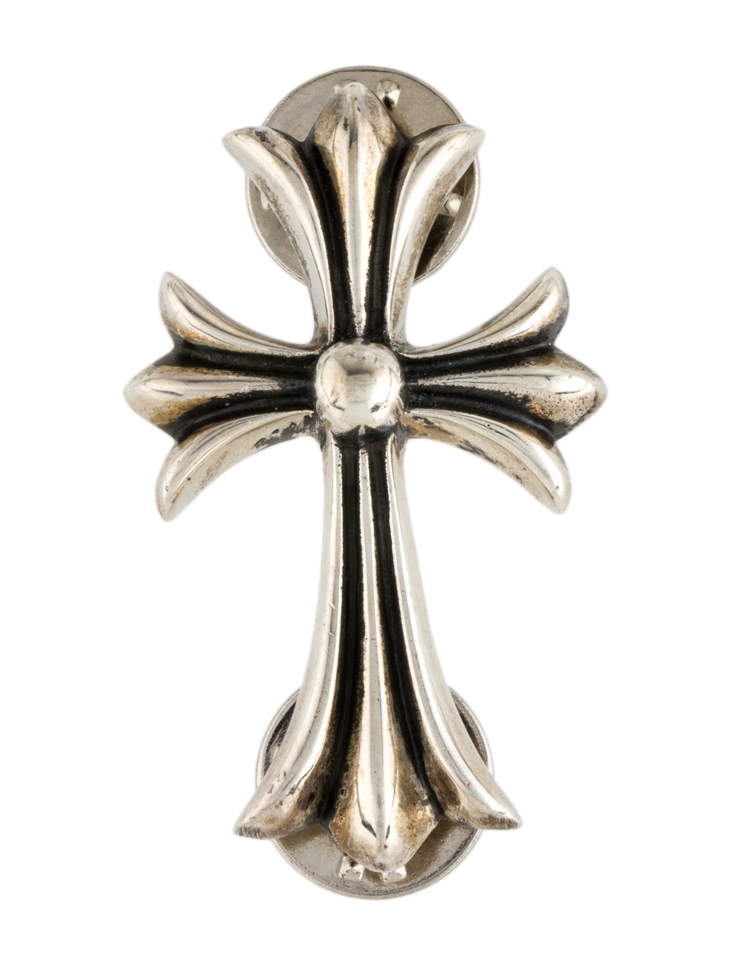 Chrome Hearts Cross Lapel Pin - Pin, Brooches - CHH47461 | The