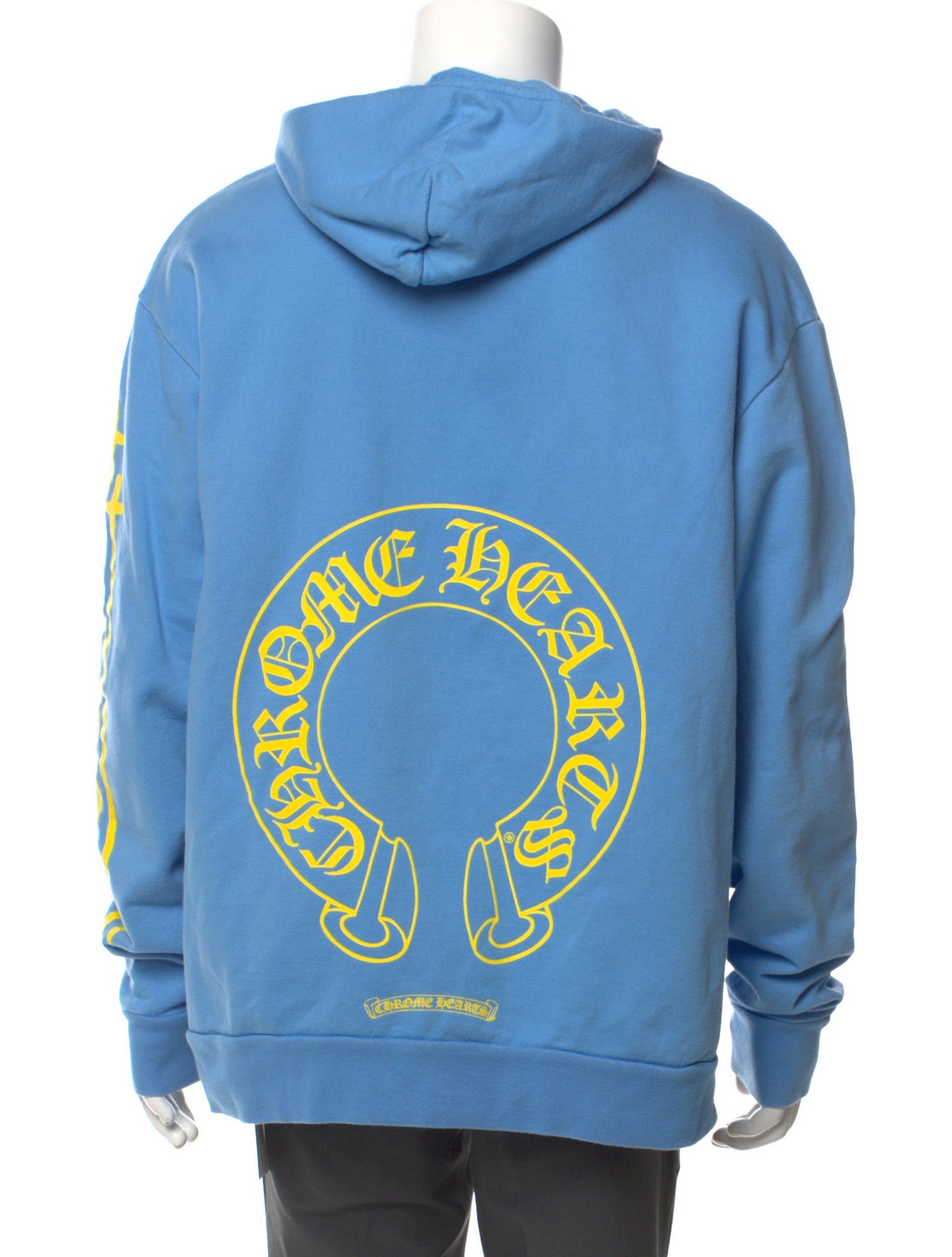 Chrome Hearts Miami Exclusive Horseshoe Triple Cross Graphic Print Hoodie