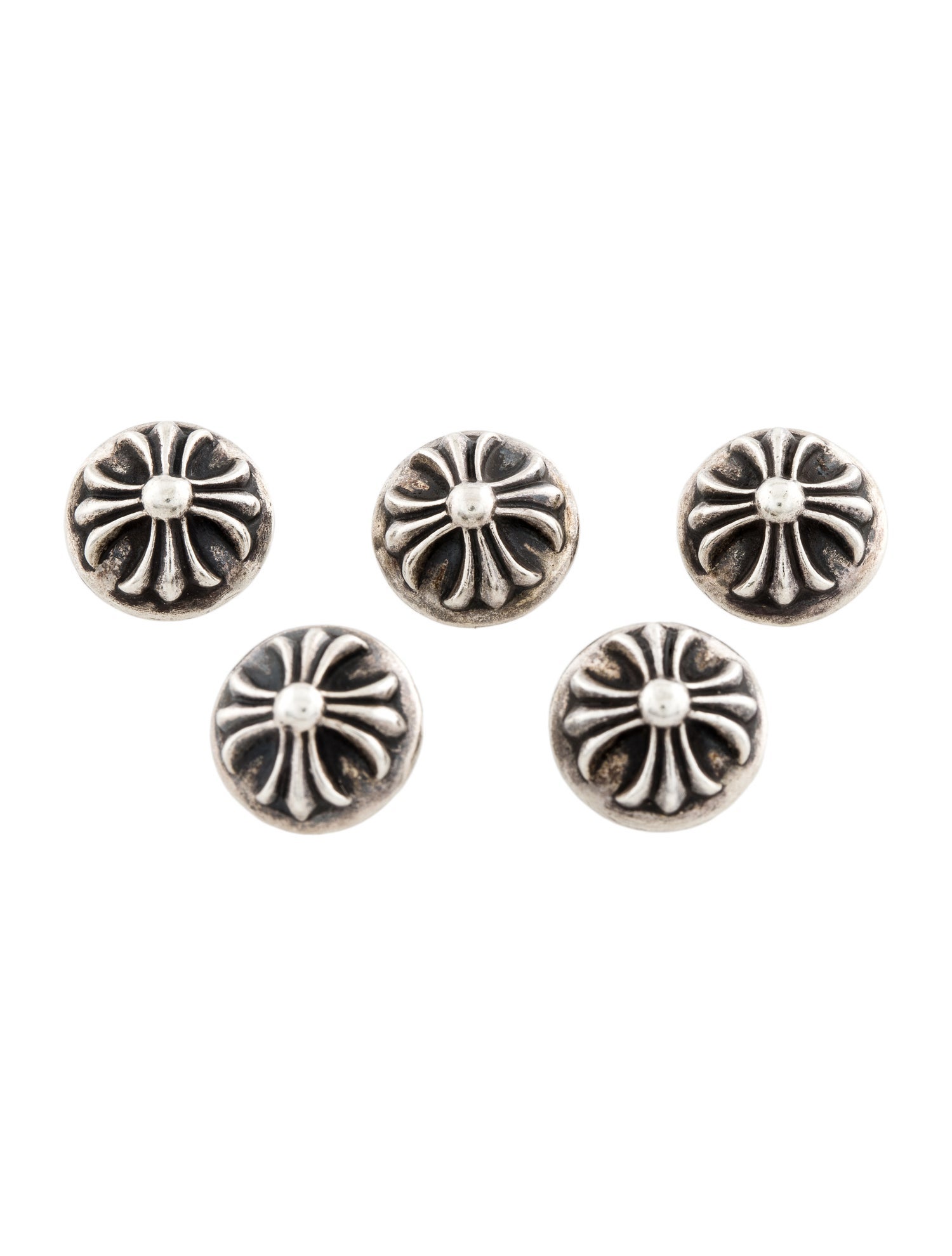 Chrome Hearts Maltese Cross Buttons - Silver Other, Accessories