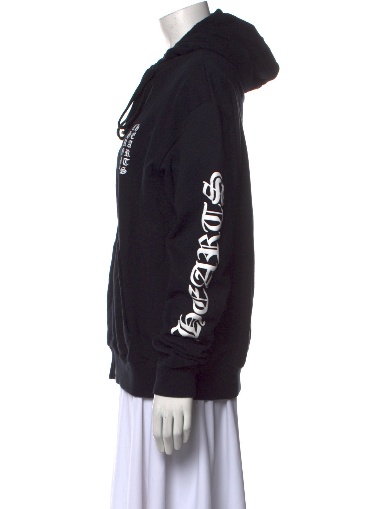 Chrome Hearts Vertical Logo Graphic Print Cardigan