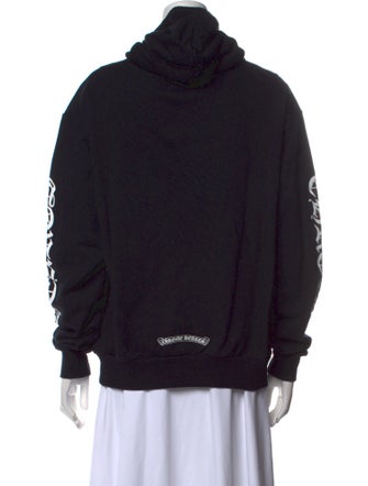 Chrome Hearts Vertical Logo Graphic Print Cardigan