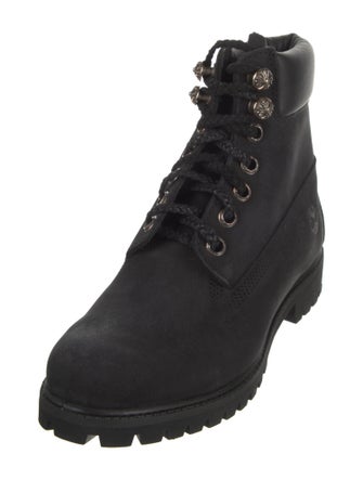 Chrome Hearts x Timberland 6" Suede Combat Boots