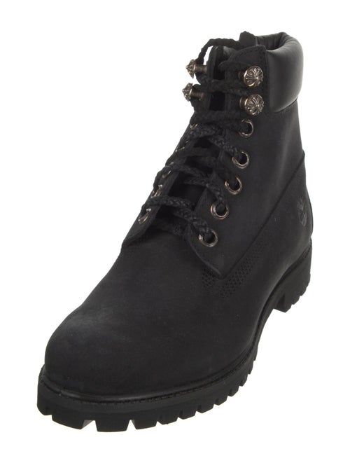 Chrome Hearts x Timberland 6" Suede Combat Boots