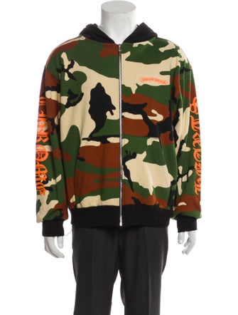 Chrome Hearts x Matty Boy 'Caution' Camouflage Print Utility Jacket