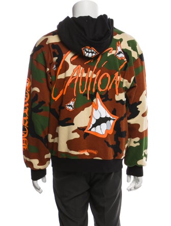 Chrome Hearts x Matty Boy 'Caution' Camouflage Print Utility Jacket