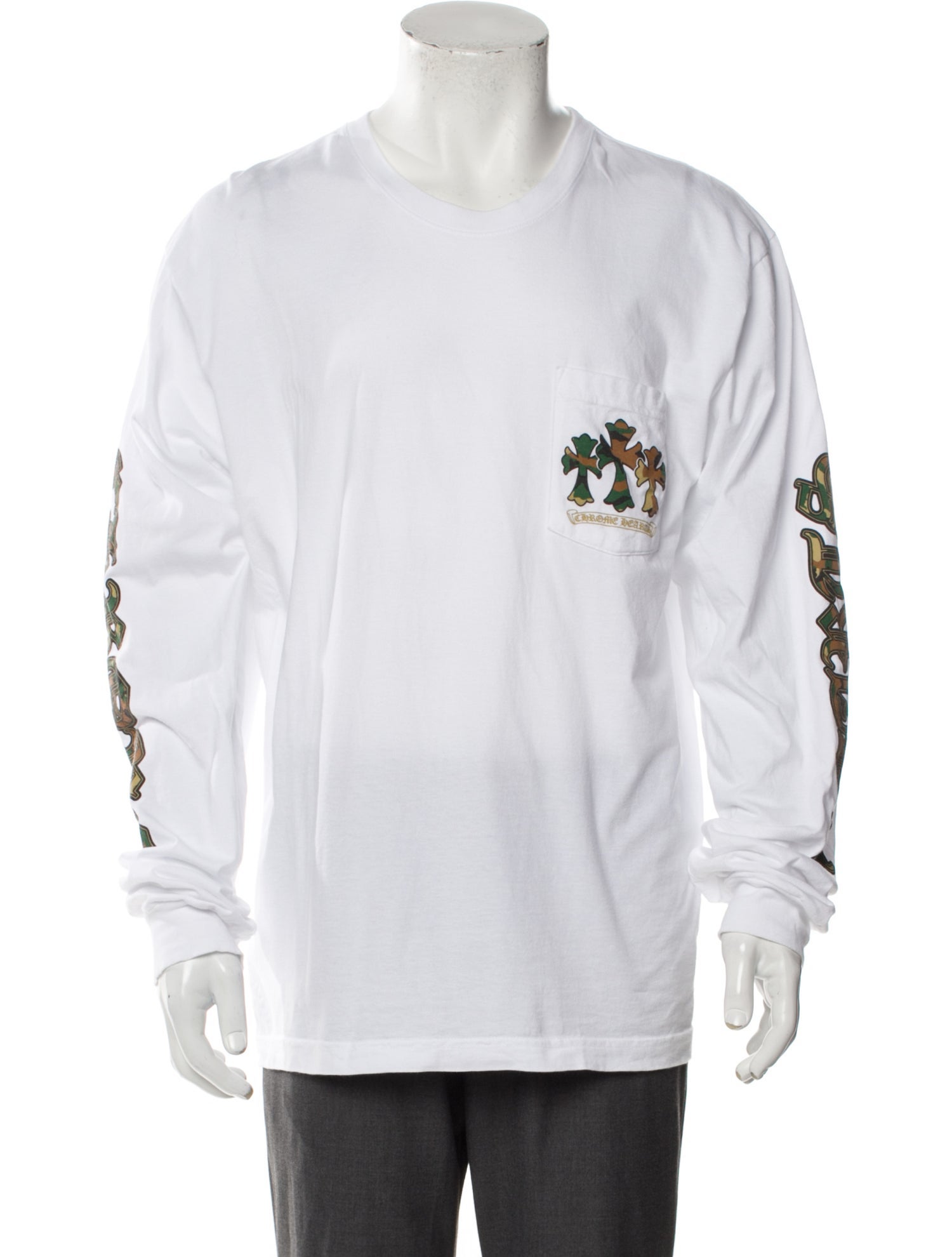 関税込 Chrome Hearts Horseshoe Camo L/S T-Shirt 迷彩 ロンT Chrome Hearts Chrome Hearts Horse Shoe Long-Sleeve T-Shirt