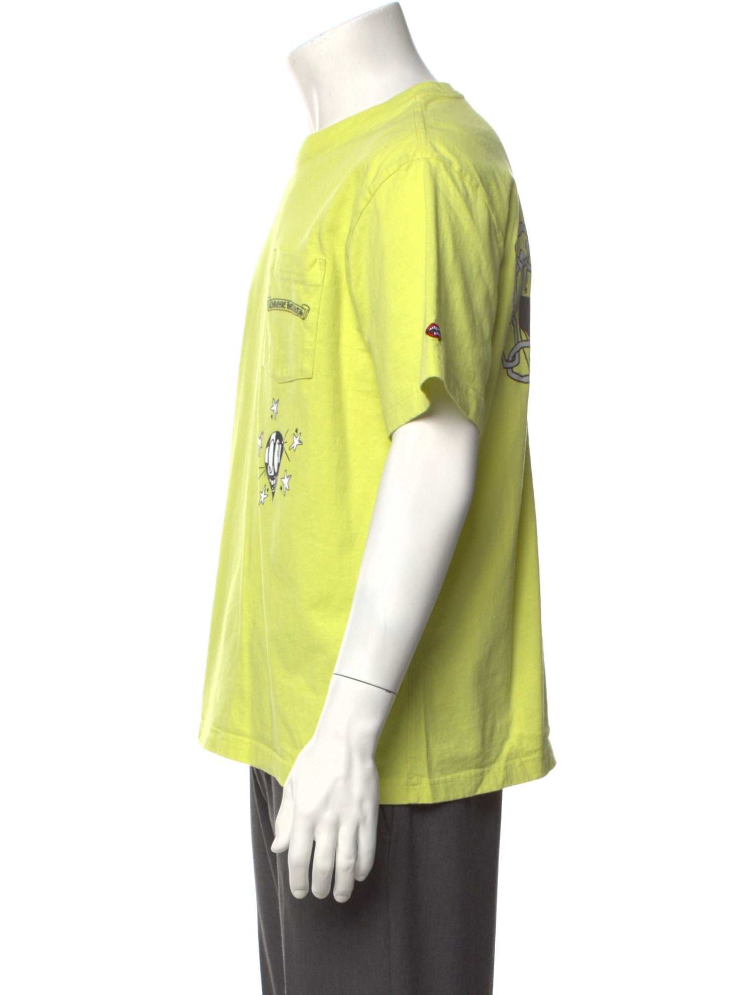 Chrome Hearts Graphic Print Crew Neck T-Shirt