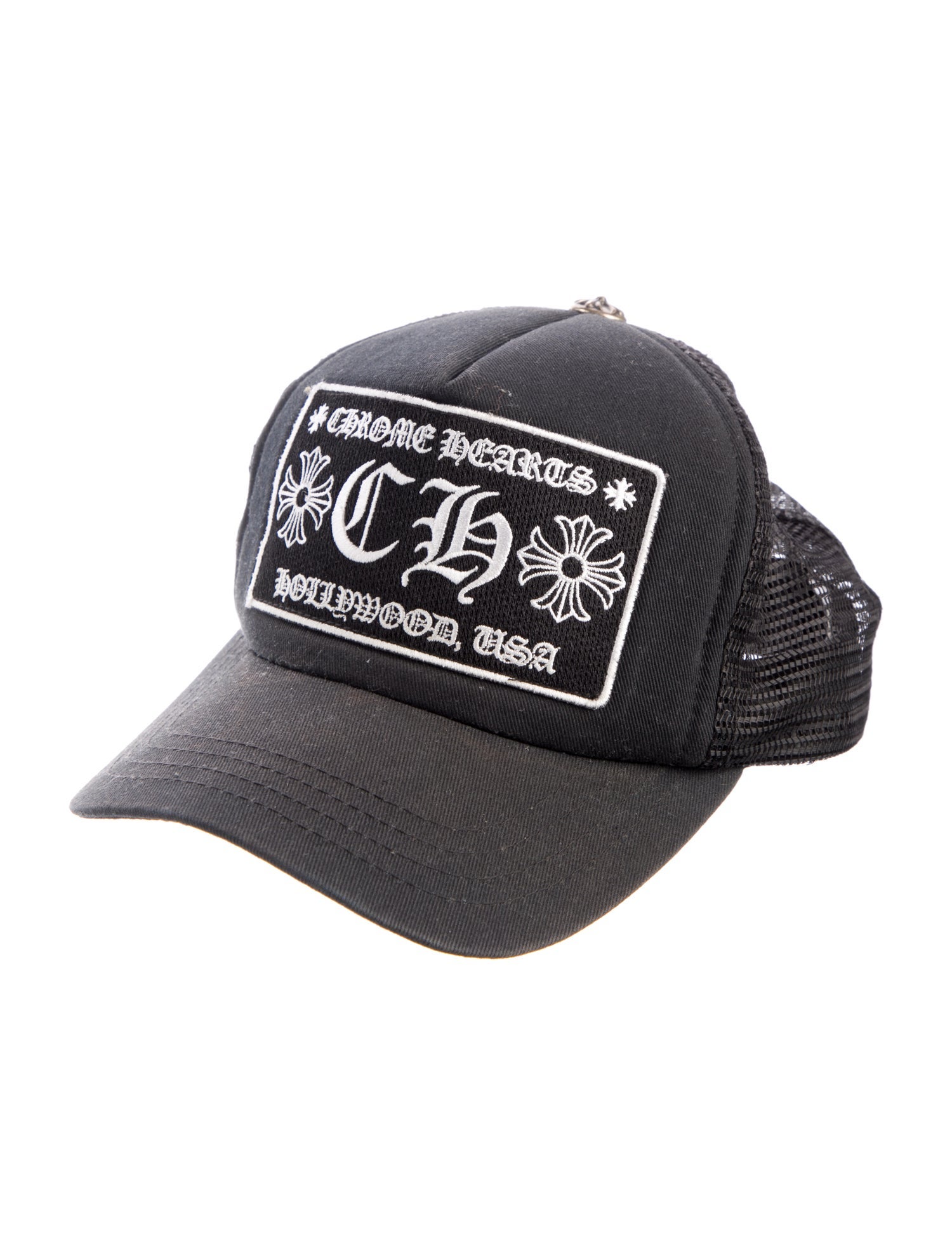Chrome Hearts Hollywood Logo Trucker Hat